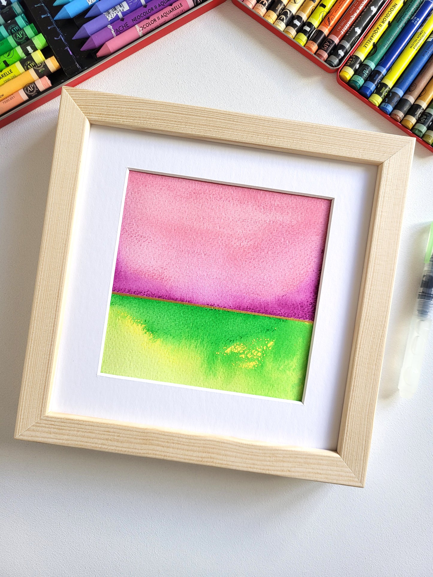 "Golden Horizon XIII" - 20 x 20 cm