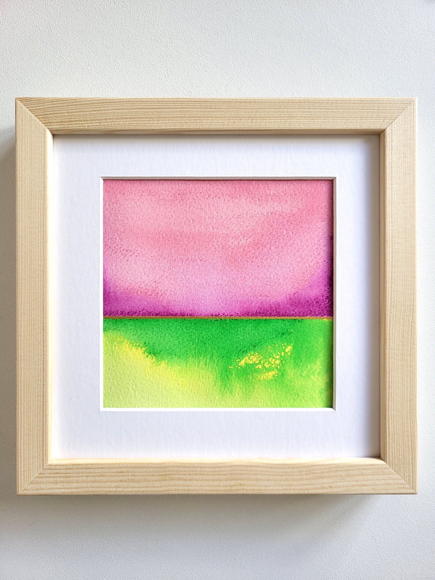 "Golden Horizon XIII" - 20 x 20 cm