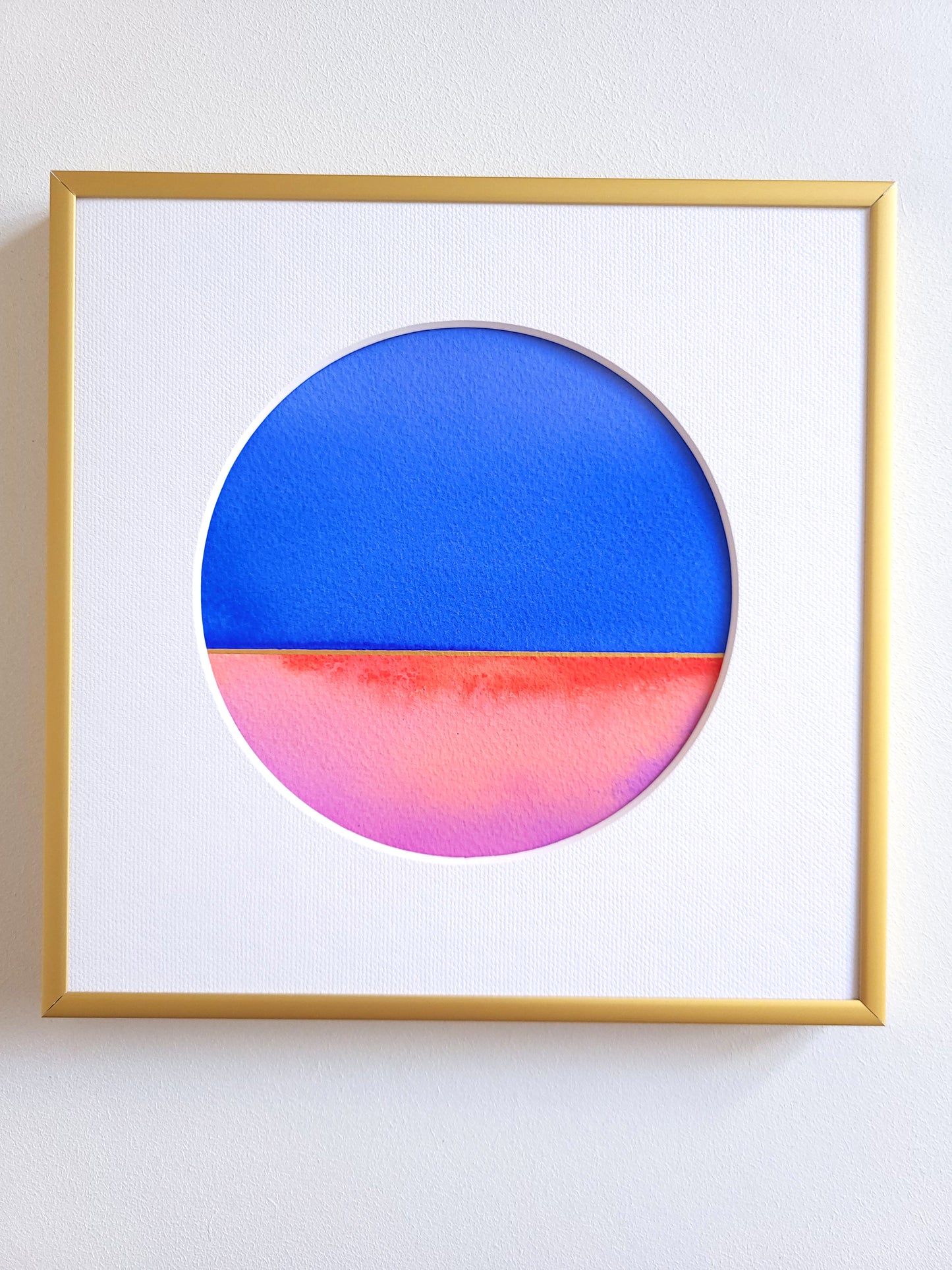"Golden Horizon" ( 10/2026 ) - 20 x 20 cm