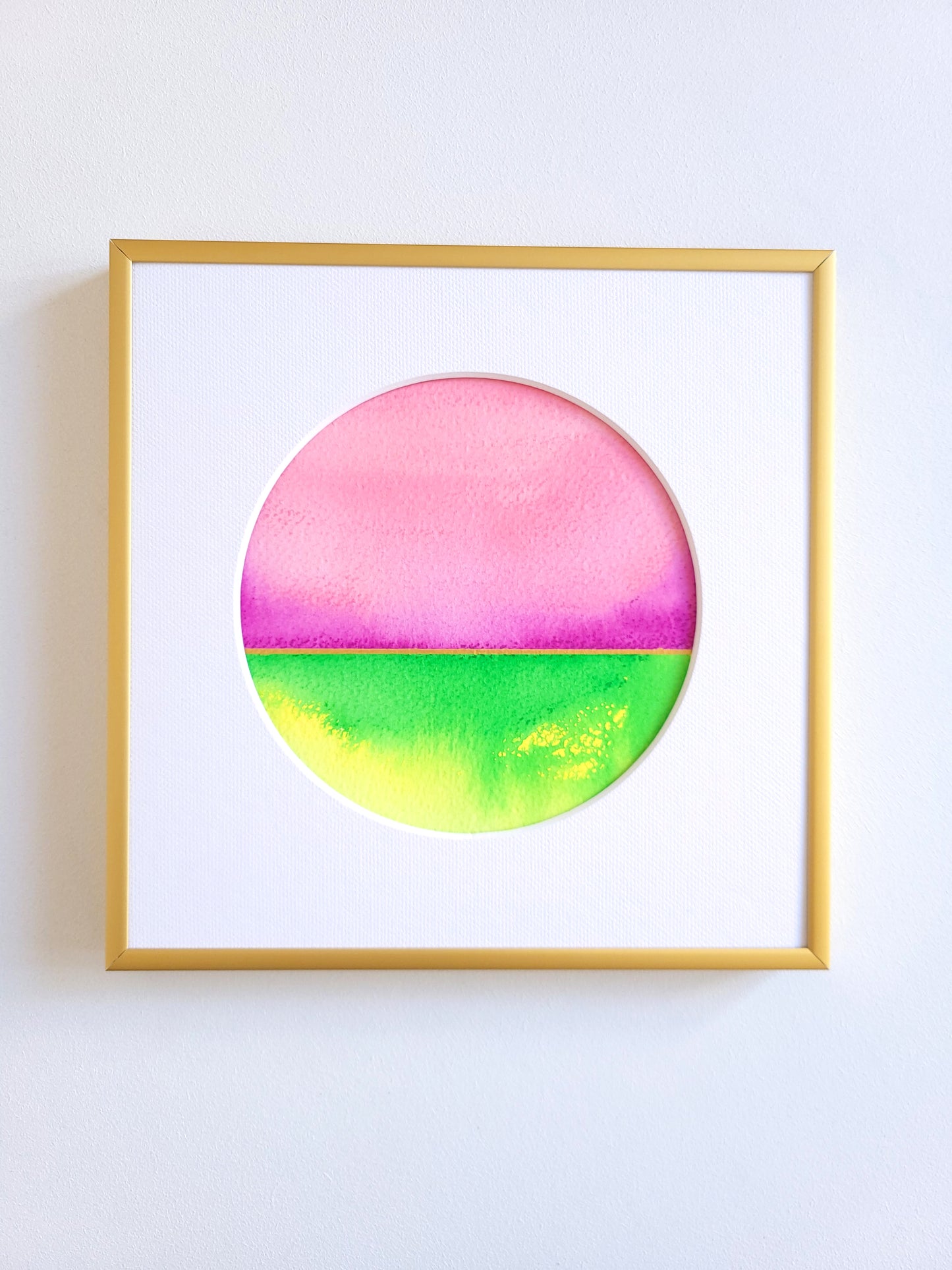 "Golden Horizon XIII" - 20 x 20 cm