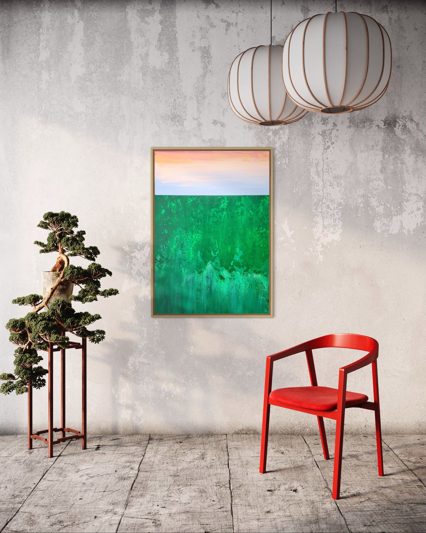 "Forest Sunrise" - 42 x 59.4 cm (A2)