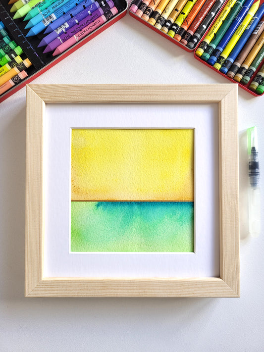 "Golden Horizon XIV" - 20 x 20 cm