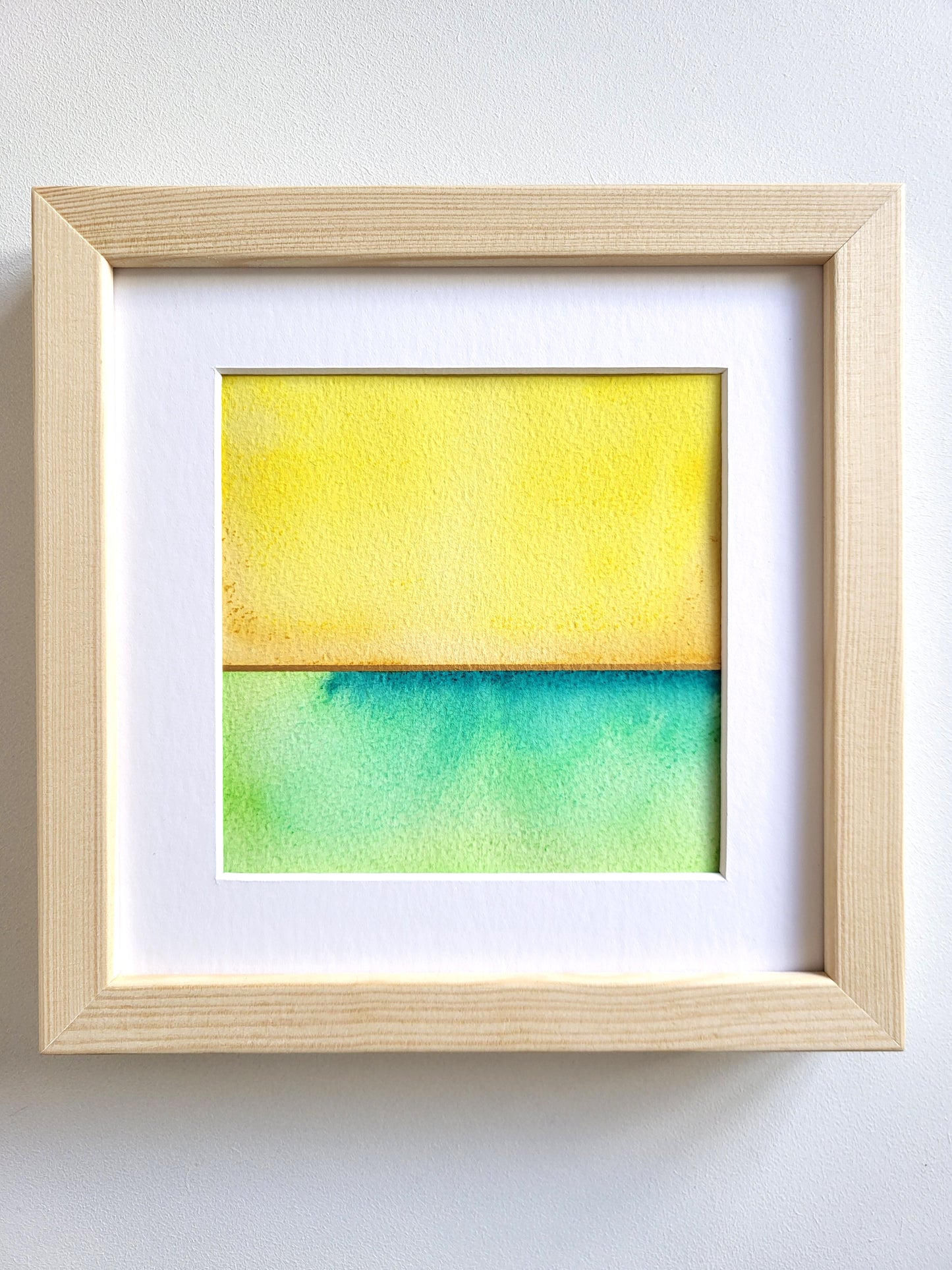 "Golden Horizon XIV" - 20 x 20 cm