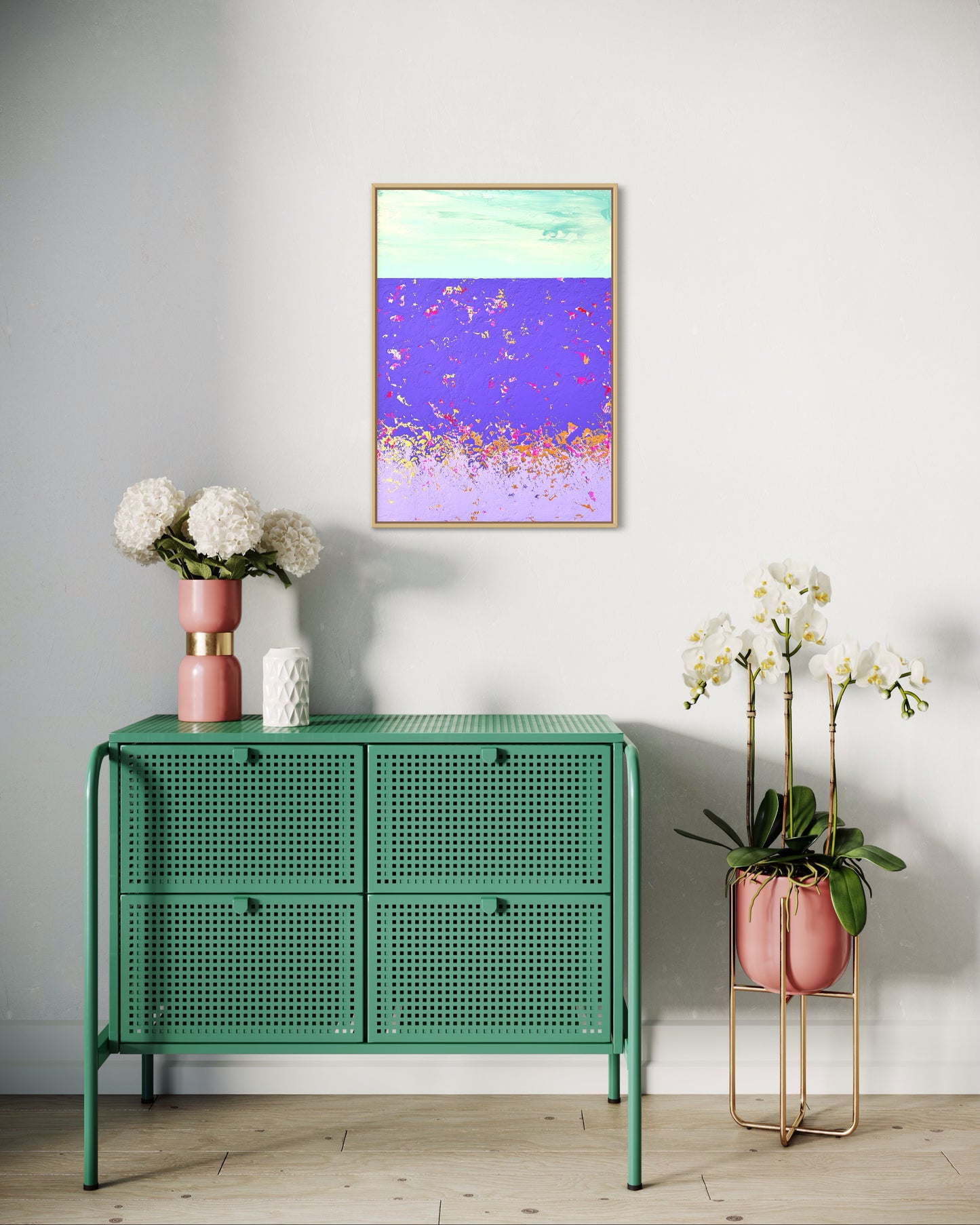 "Lavender Fields II" - 42 x 59.4 cm (A2)