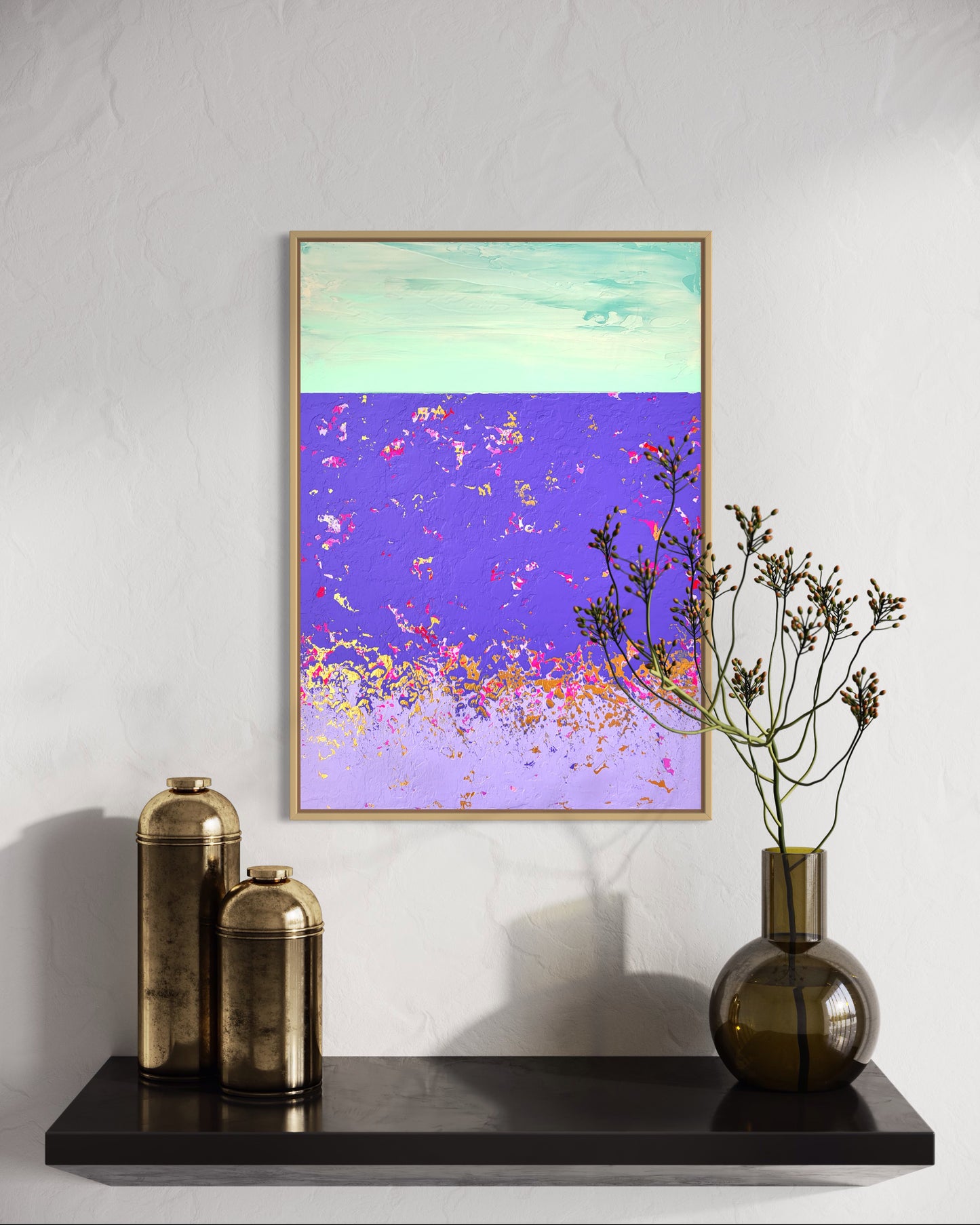 "Lavender Fields II" - 42 x 59.4 cm (A2)