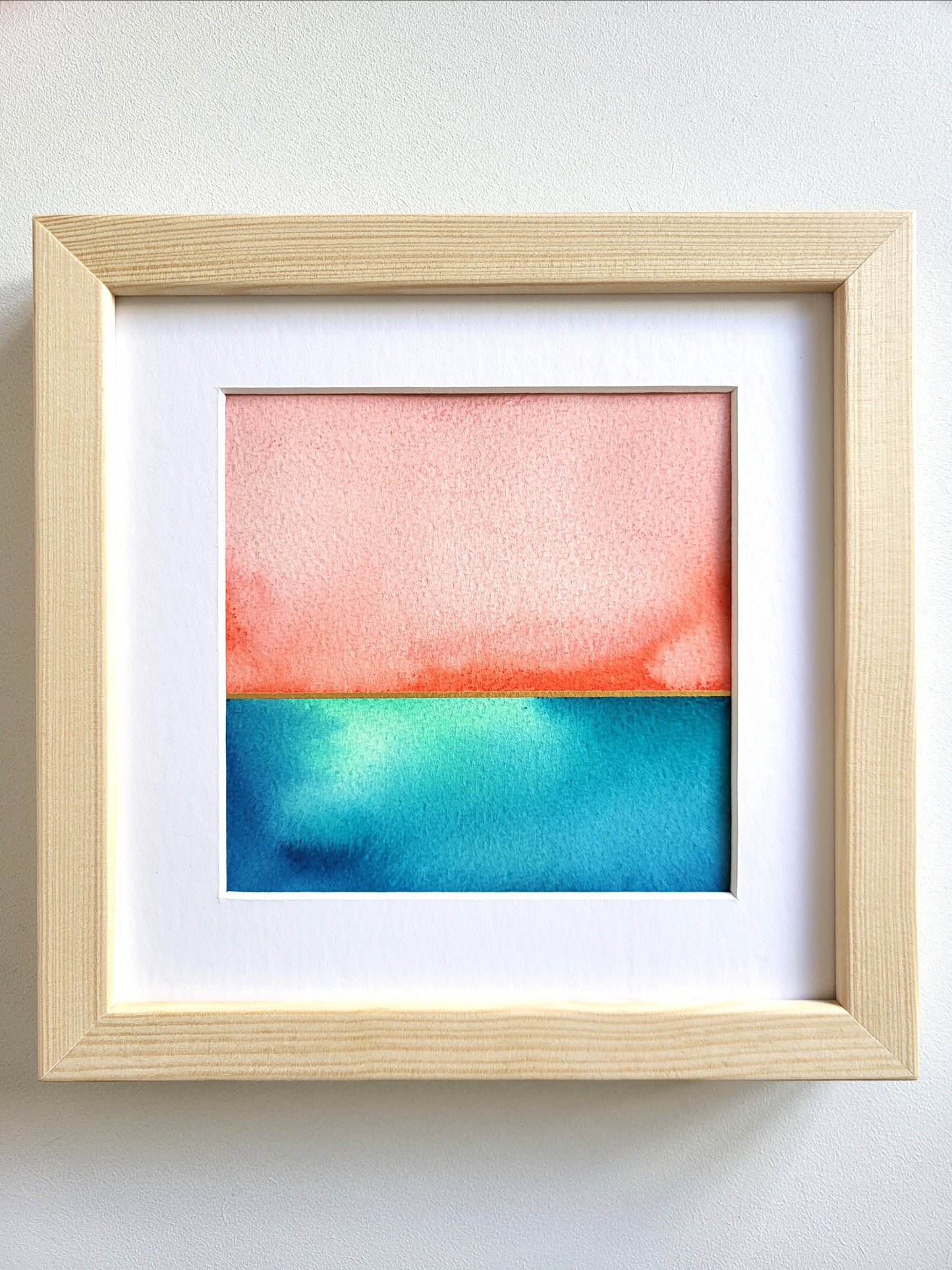 "Golden Horizon XV" - 20 x 20 cm