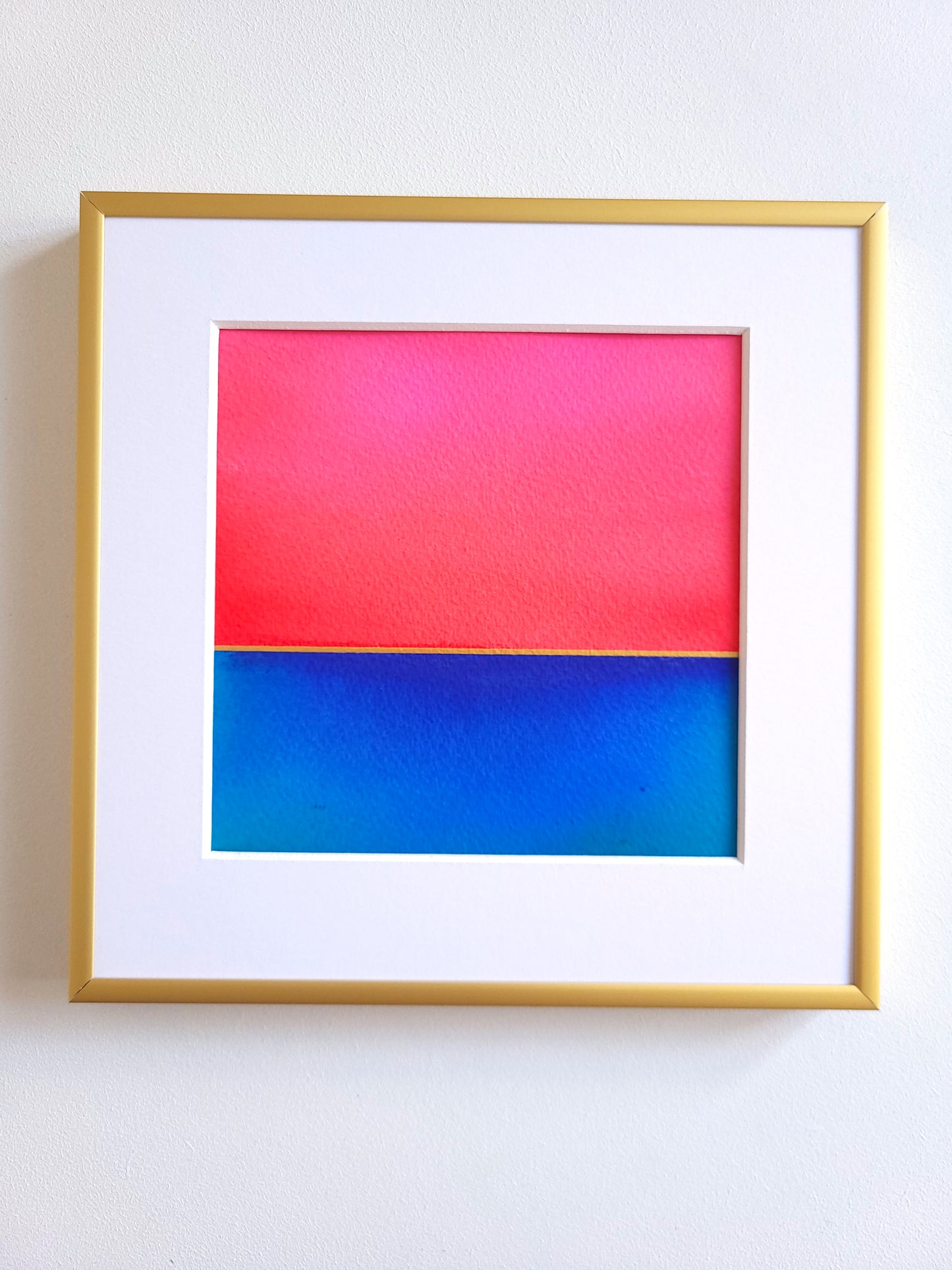 "Golden Horizon" ( 12/2026 ) - 20 x 20 cm