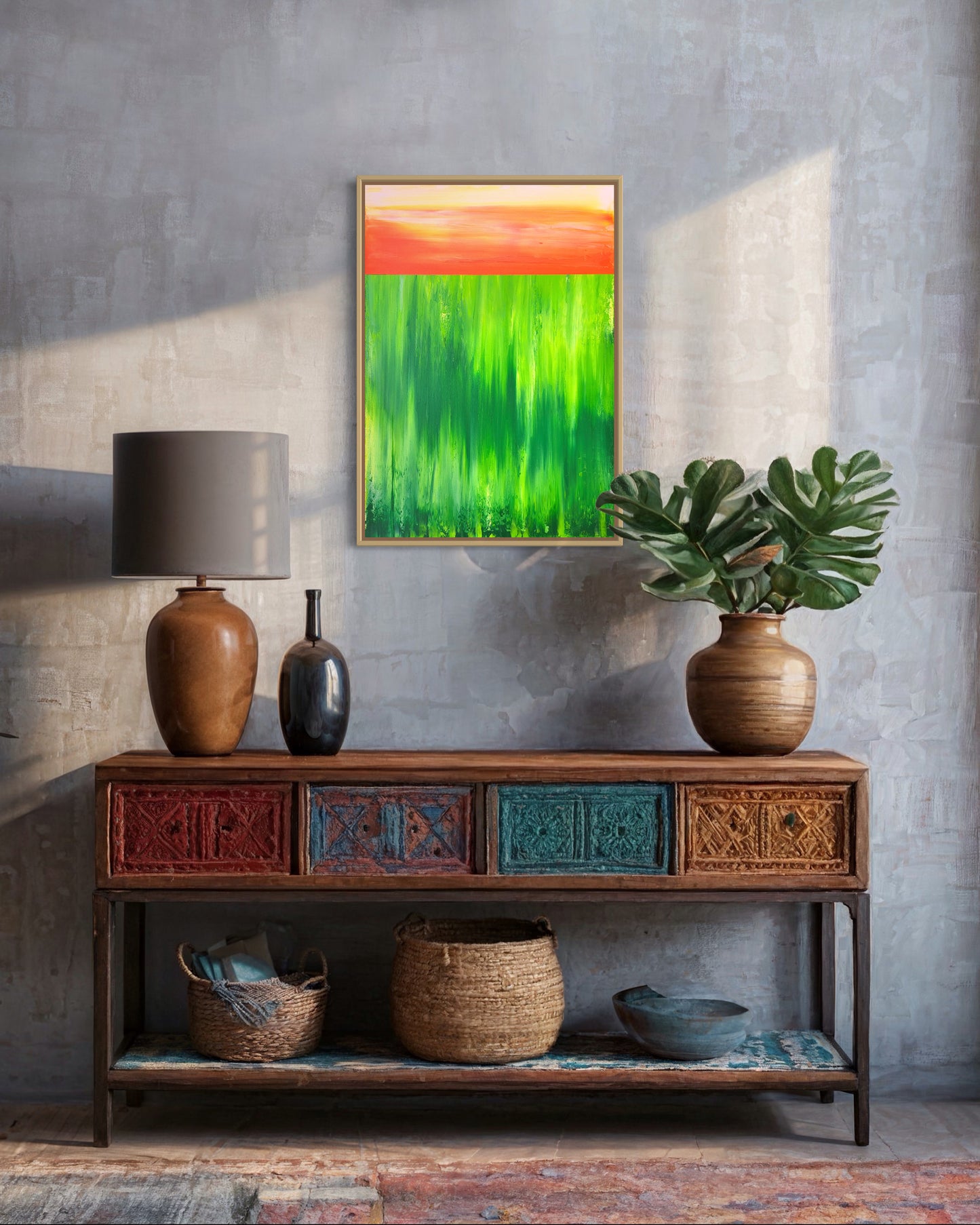 "Forest Morning" - 42 x 59.4 cm (A2)