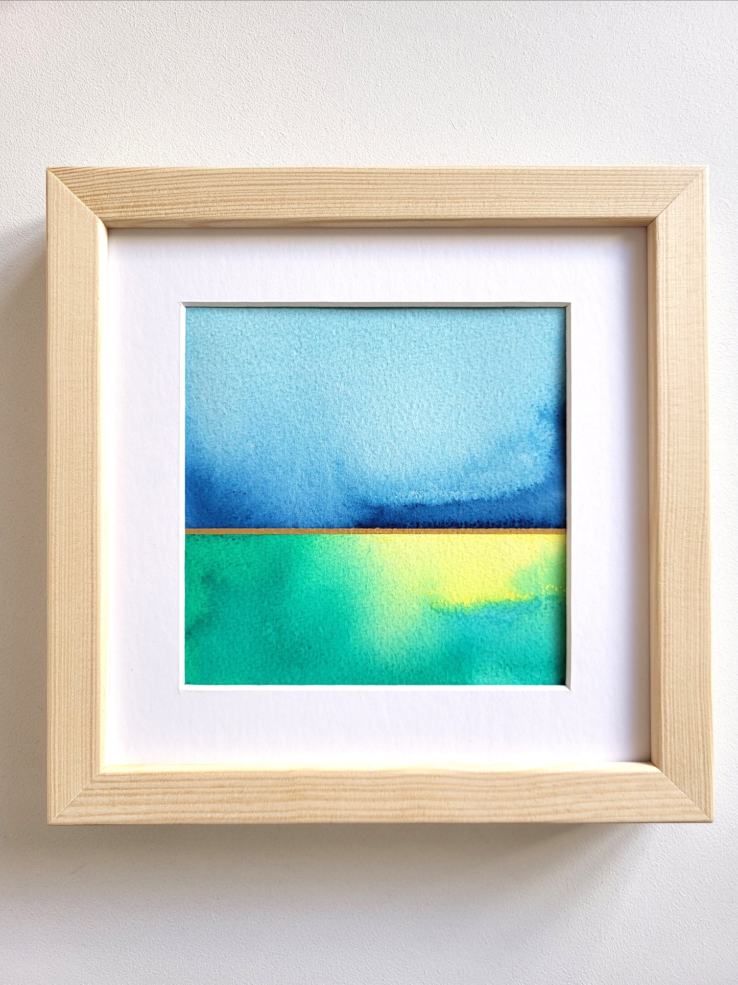 "Golden Horizon XVI" - 20 x 20 cm