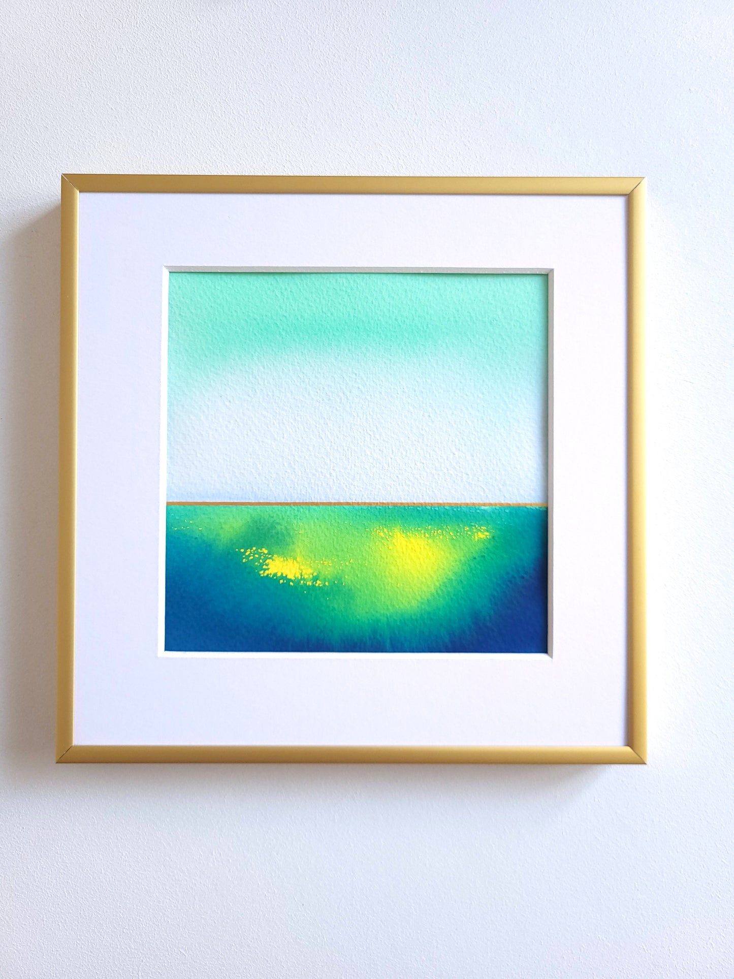 "Golden Horizon" ( 13/2026 ) - 20 x 20 cm