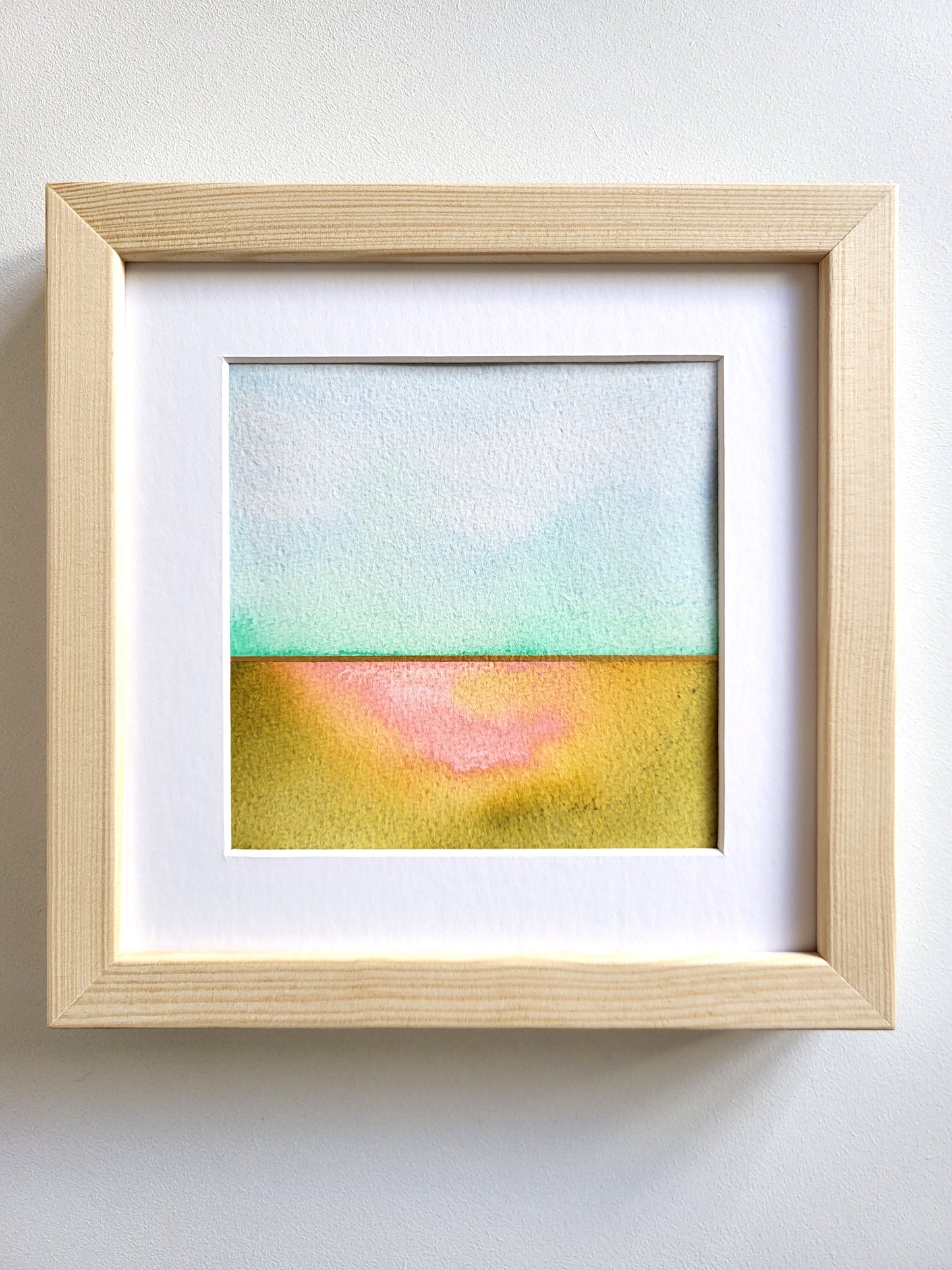 "Golden Horizon XVII" - 20 x 20 cm