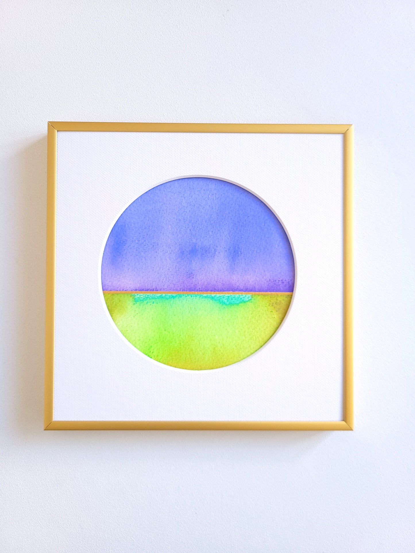 "Golden Horizon XVIII" - 20 x 20 cm
