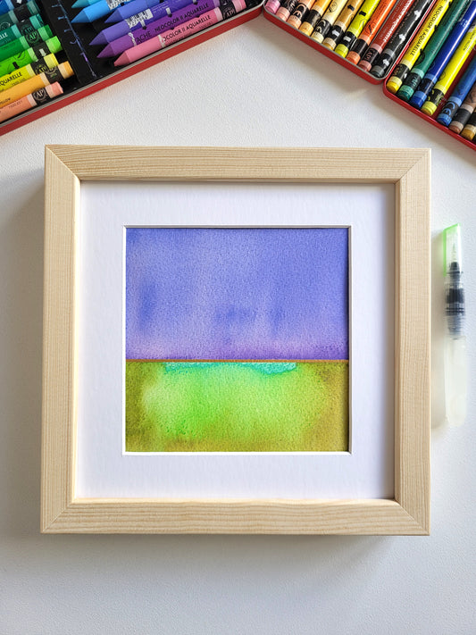 "Golden Horizon XVIII" - 20 x 20 cm