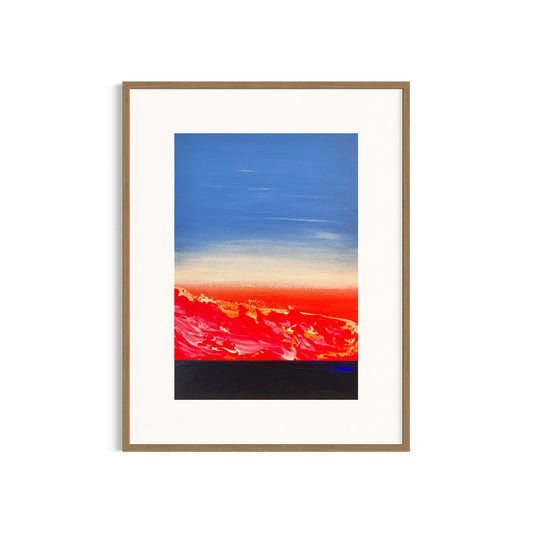 "When The Sky Turns Red" - 21 x 29.7 cm (A4)