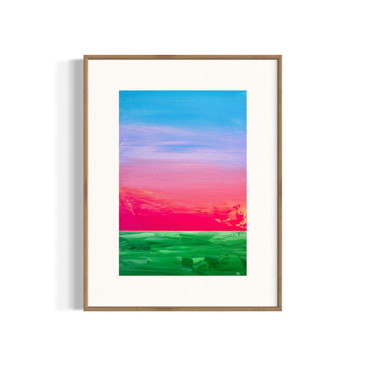 "When The Sky Turns Pink" - 21 x 29.7 cm (A4)