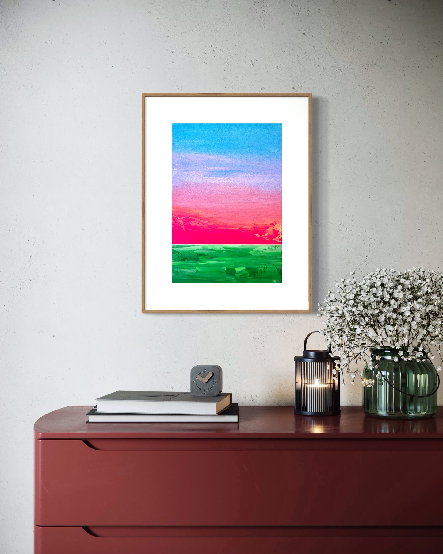 "When The Sky Turns Pink" - 21 x 29.7 cm (A4)