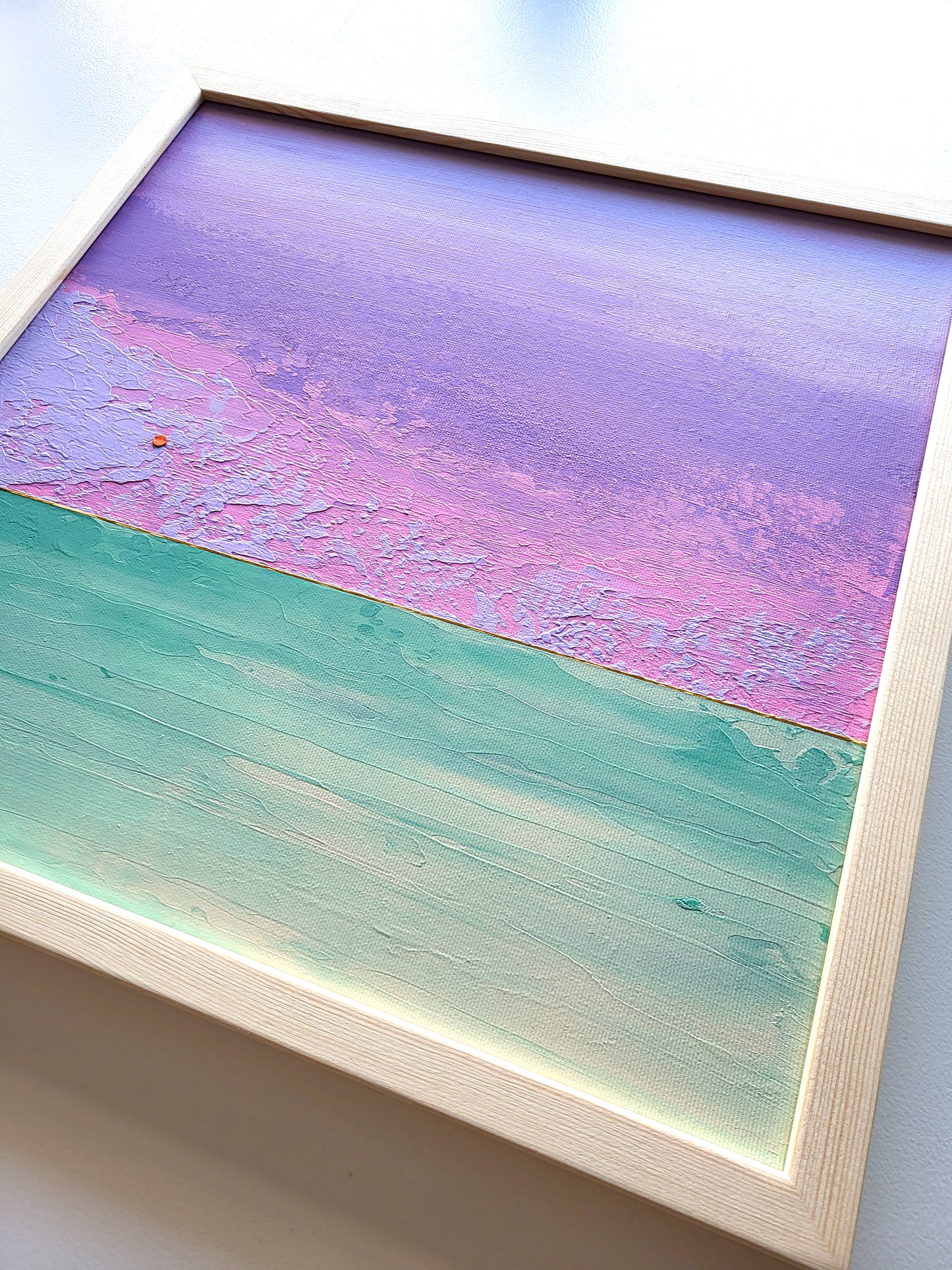 "Sage Fields" - 40 x 40 cm