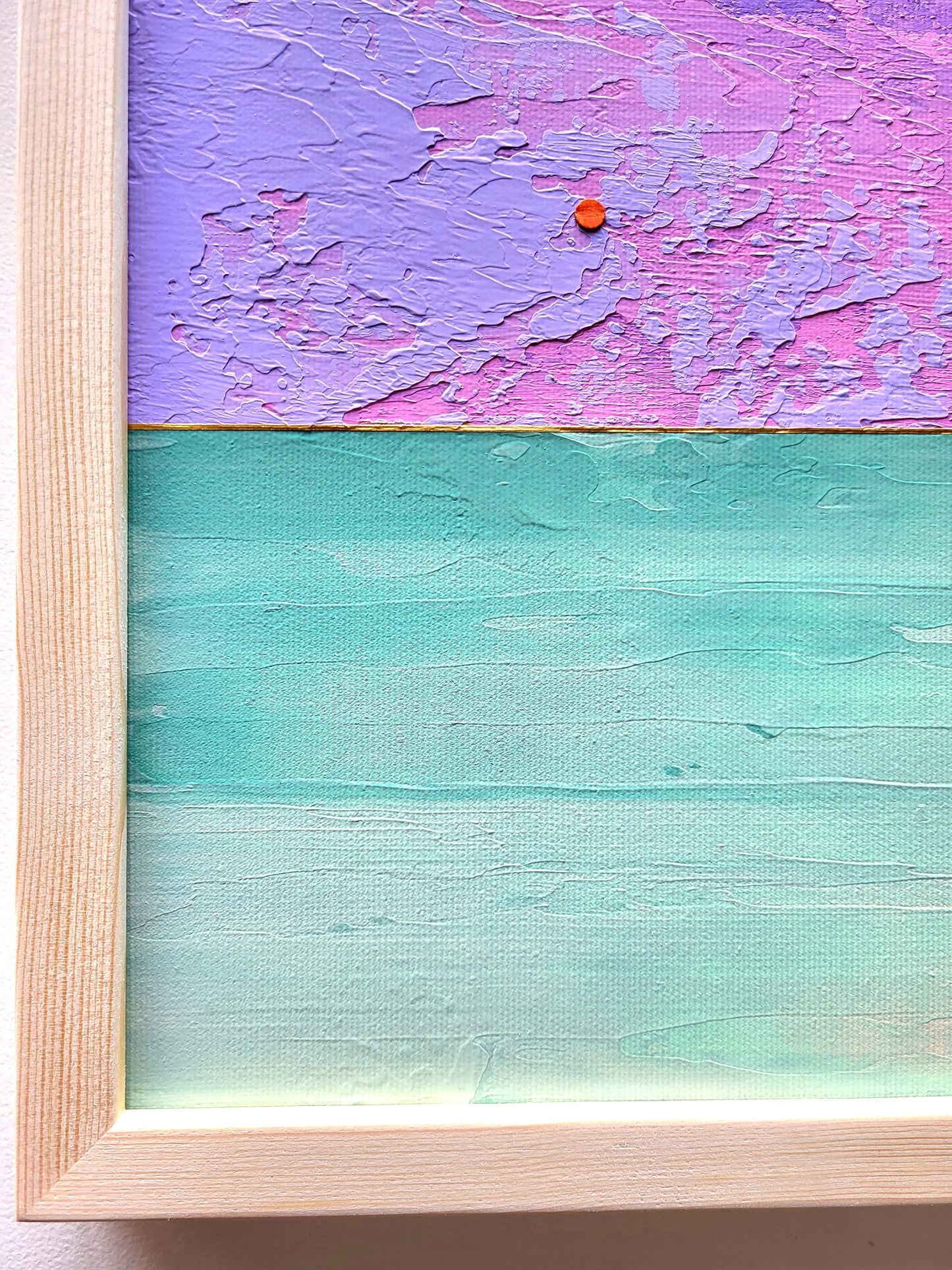 "Sage Fields" - 40 x 40 cm