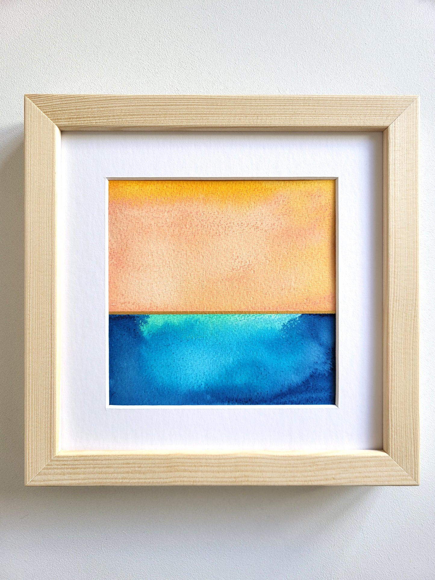 "Golden Horizon XIX" - 20 x 20 cm