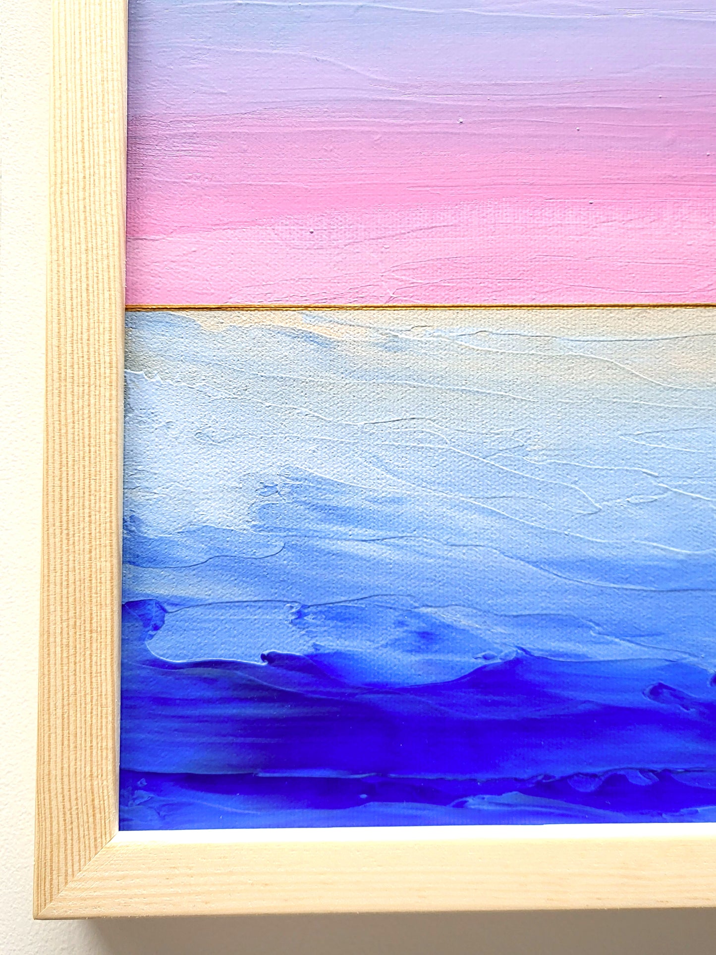 "Lake Whispers" - 40 x 40 cm