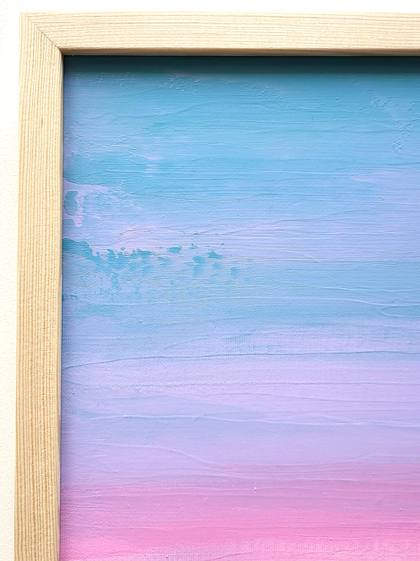 "Lake Whispers" - 40 x 40 cm