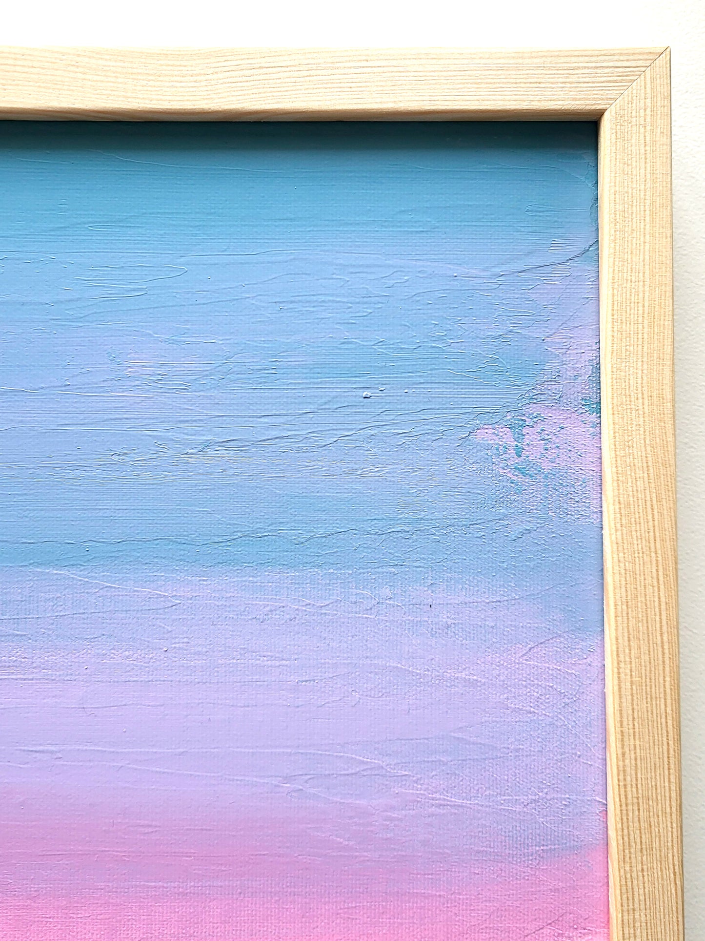 "Lake Whispers" - 40 x 40 cm