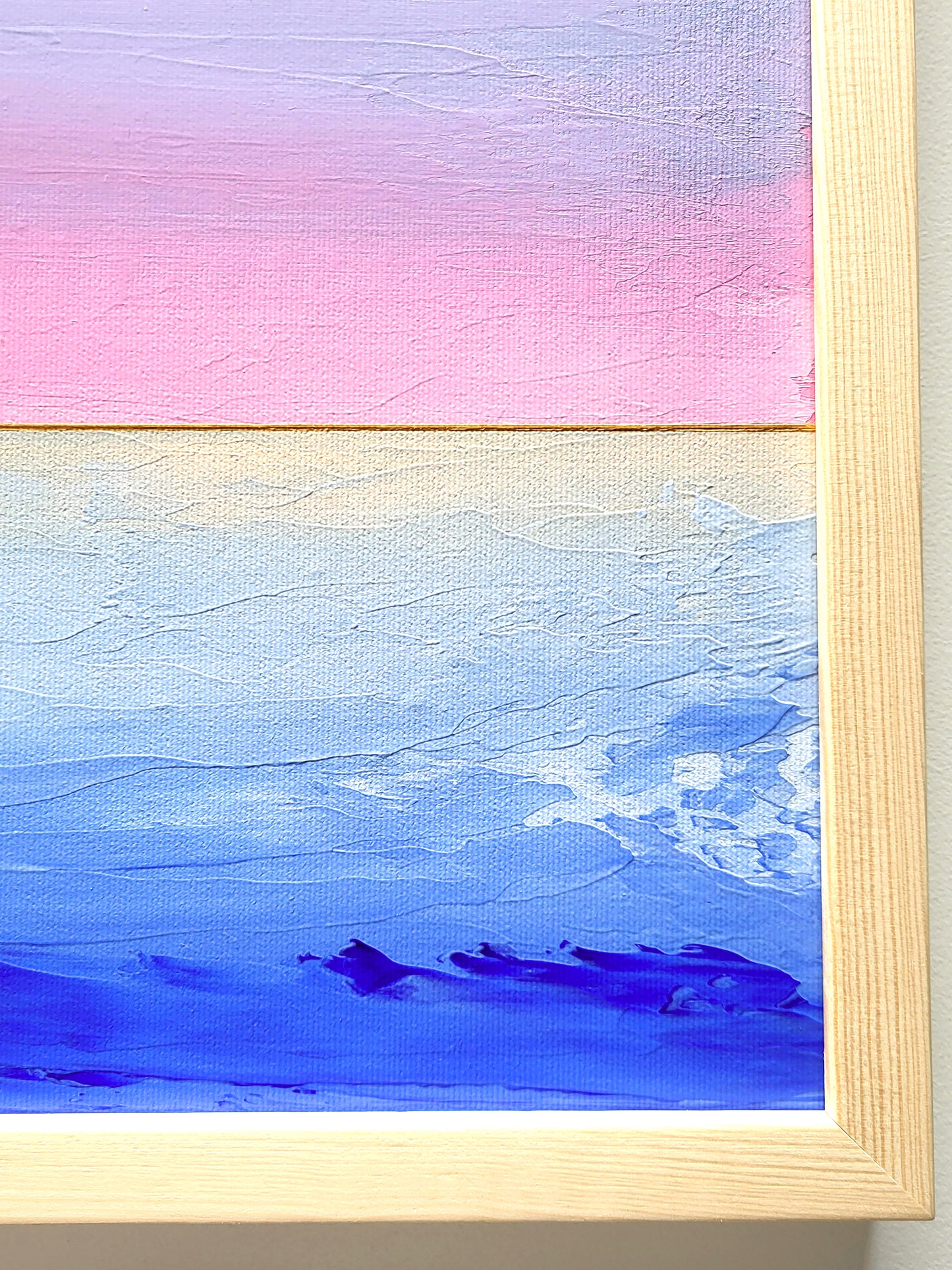 "Lake Whispers" - 40 x 40 cm