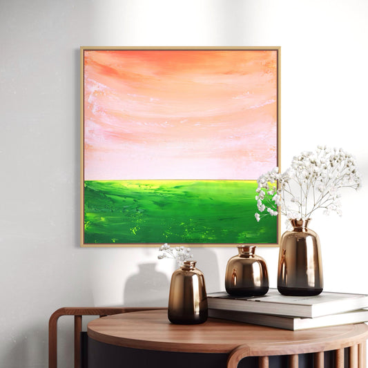 "Midsummer Grass" - 40 x 40 cm