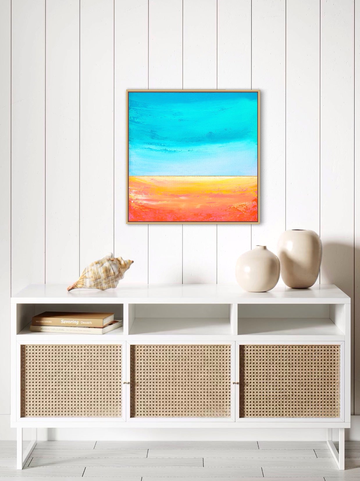 "Summer Fields" - 40 x 40 cm