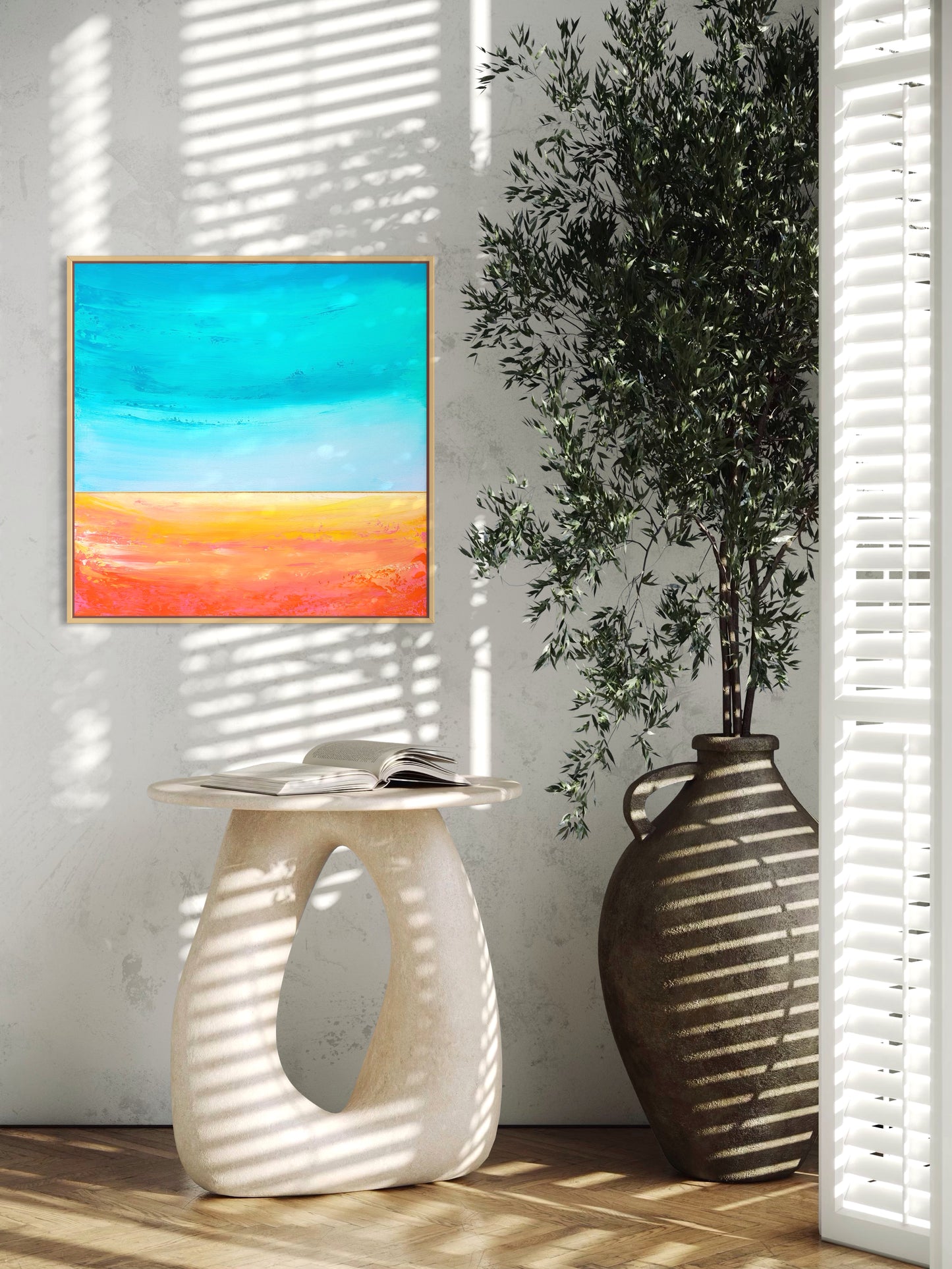 "Summer Fields" - 40 x 40 cm