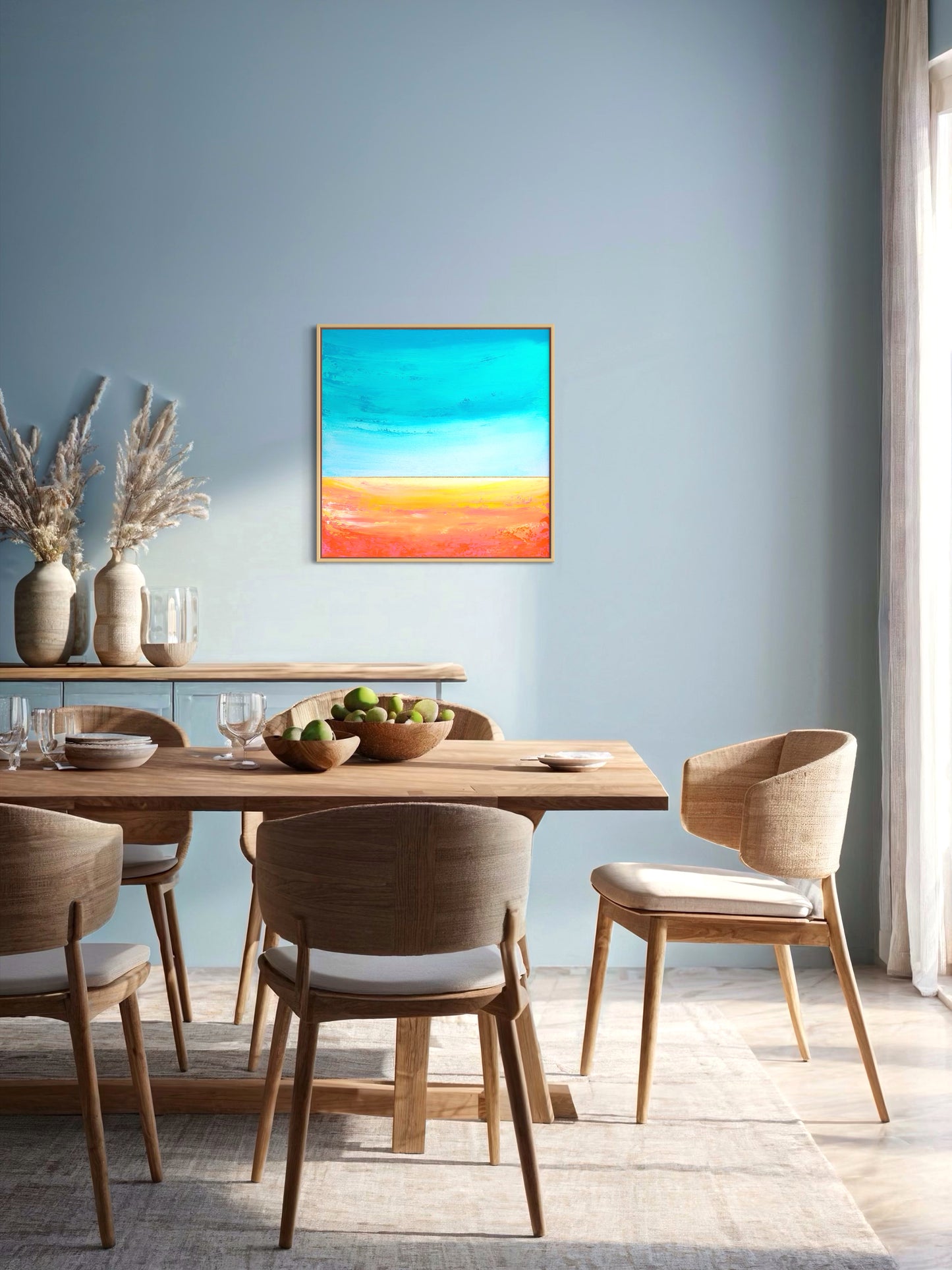 "Summer Fields" - 40 x 40 cm