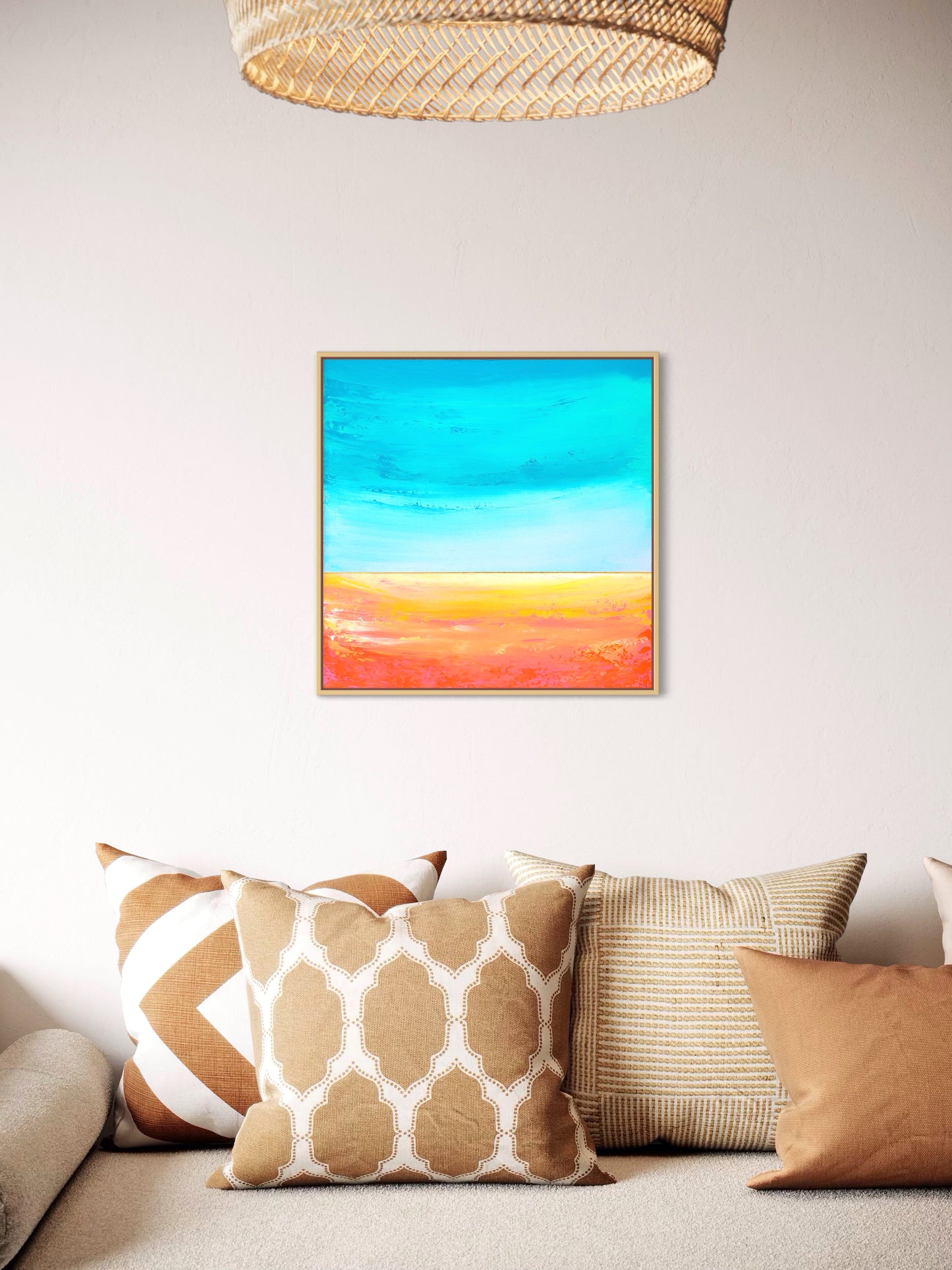 "Summer Fields" - 40 x 40 cm