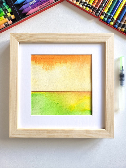 "Golden Horizon XX" - 20 x 20 cm