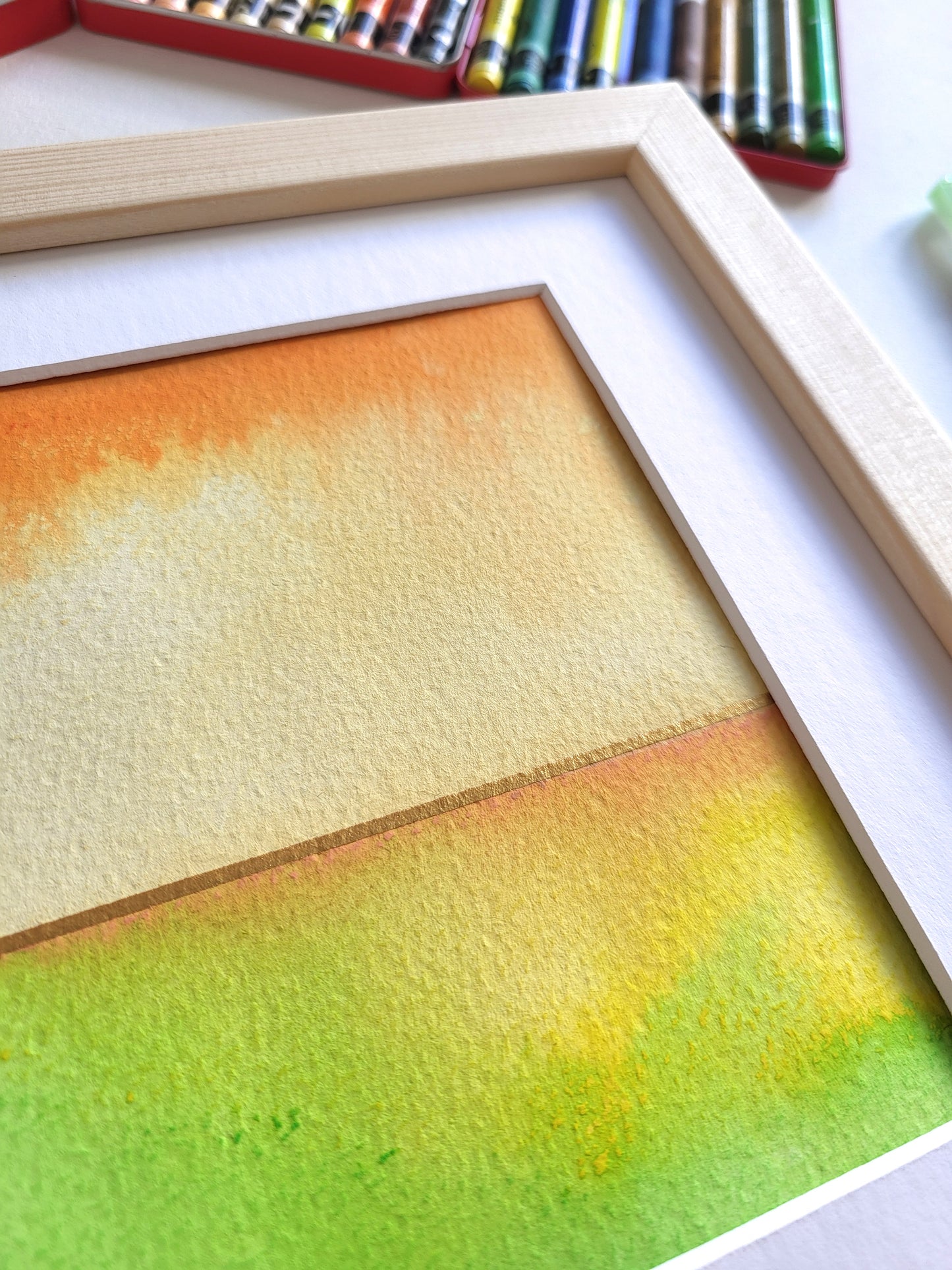 "Golden Horizon XX" - 20 x 20 cm