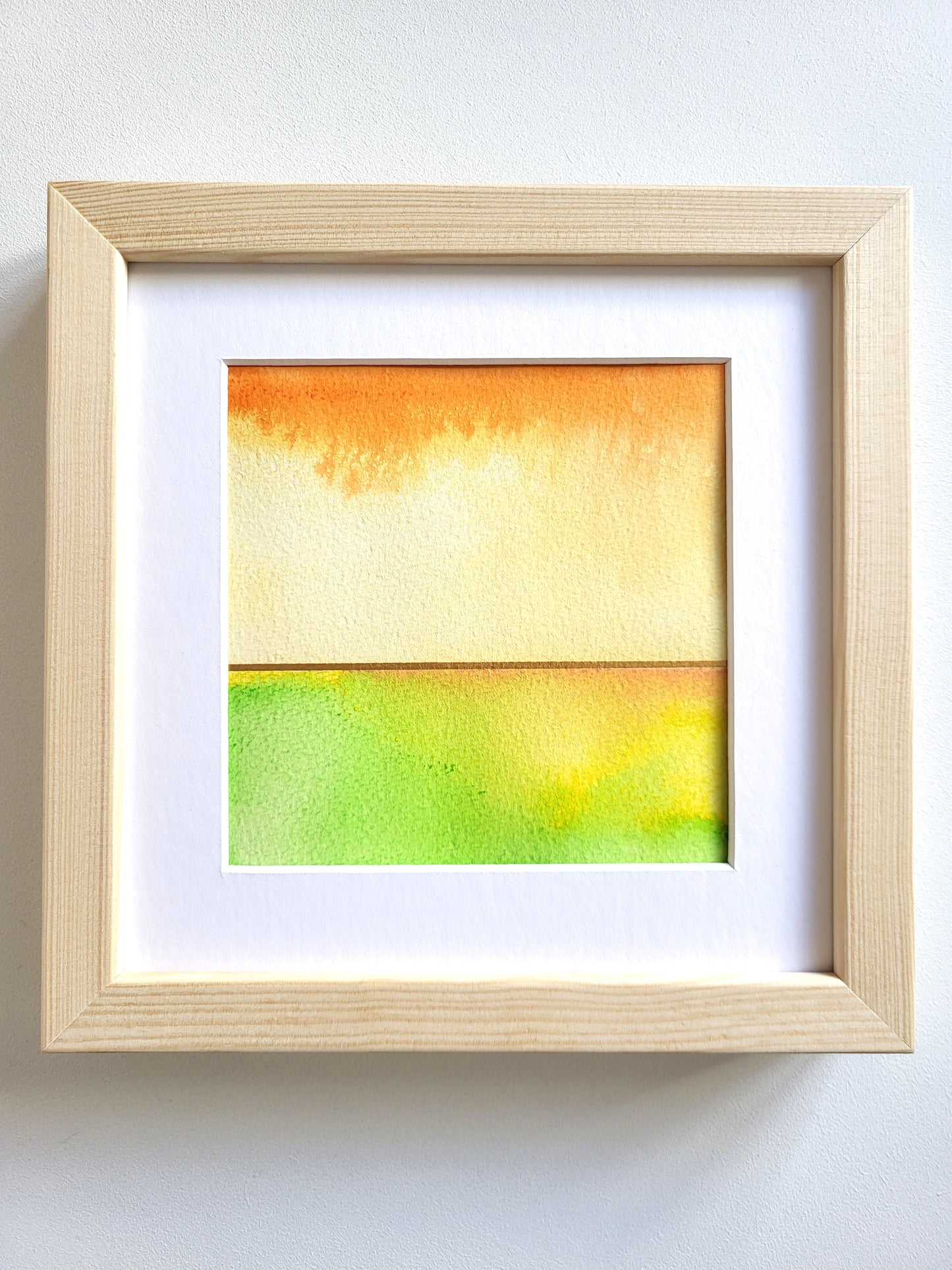 "Golden Horizon XX" - 20 x 20 cm
