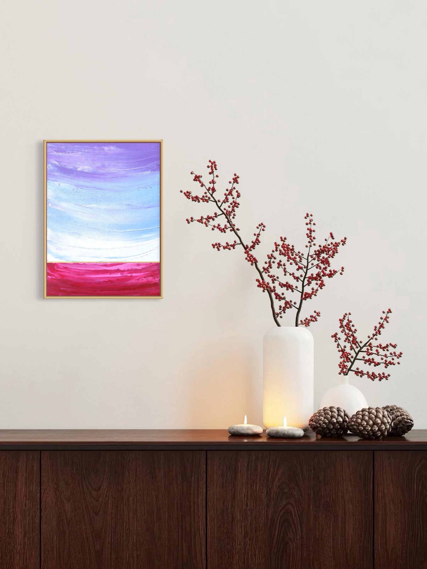 "Lavender Sky" - 18 x 24 cm