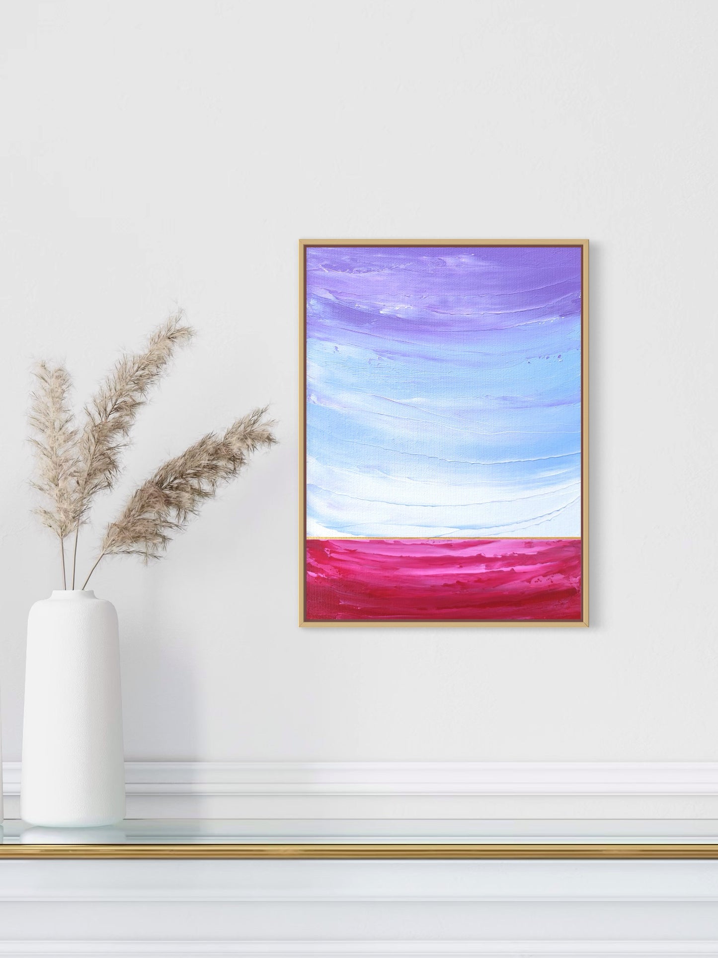 "Lavender Sky" - 18 x 24 cm