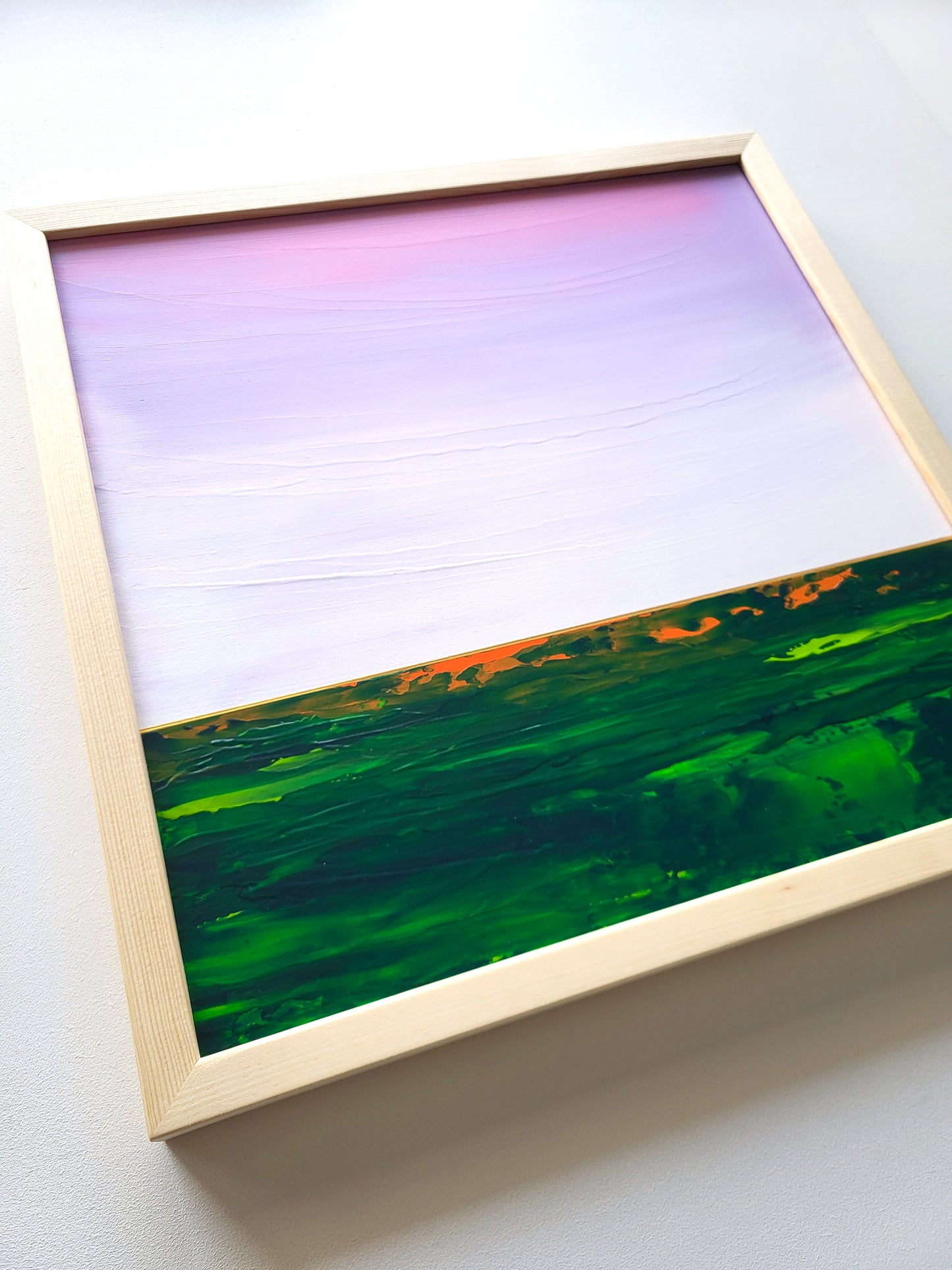 "When The Wetlands Say Goodnight" - 40 x 40 cm