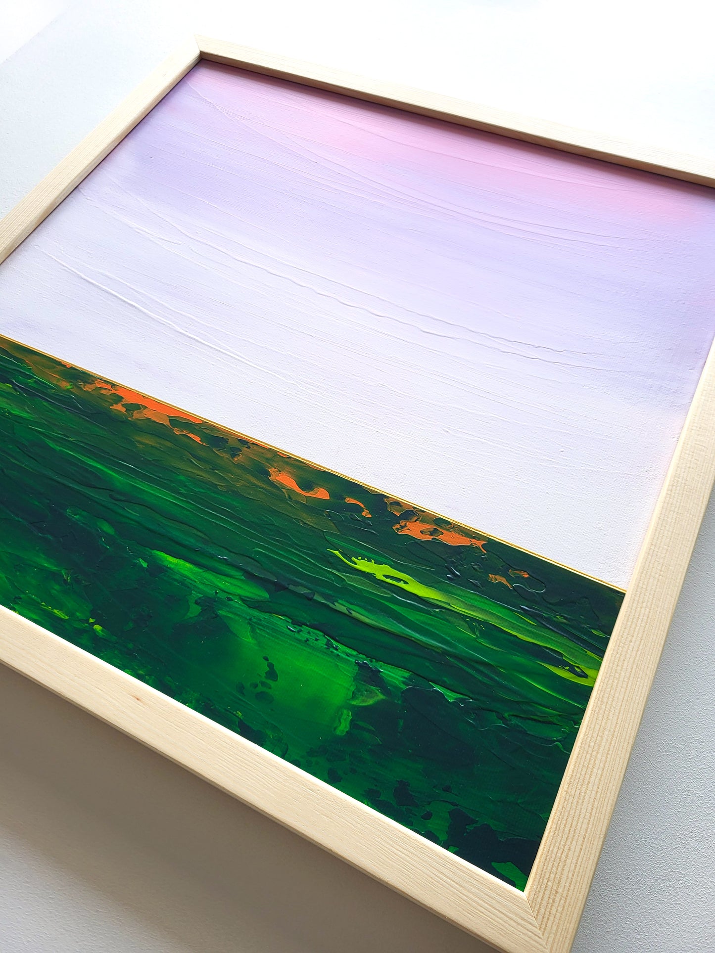 "When The Wetlands Say Goodnight" - 40 x 40 cm