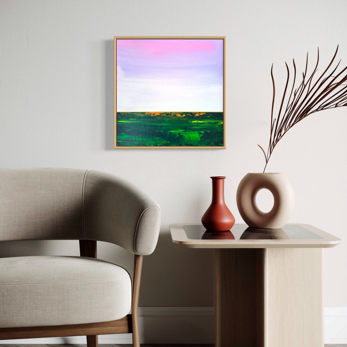 "When The Wetlands Say Goodnight" - 40 x 40 cm