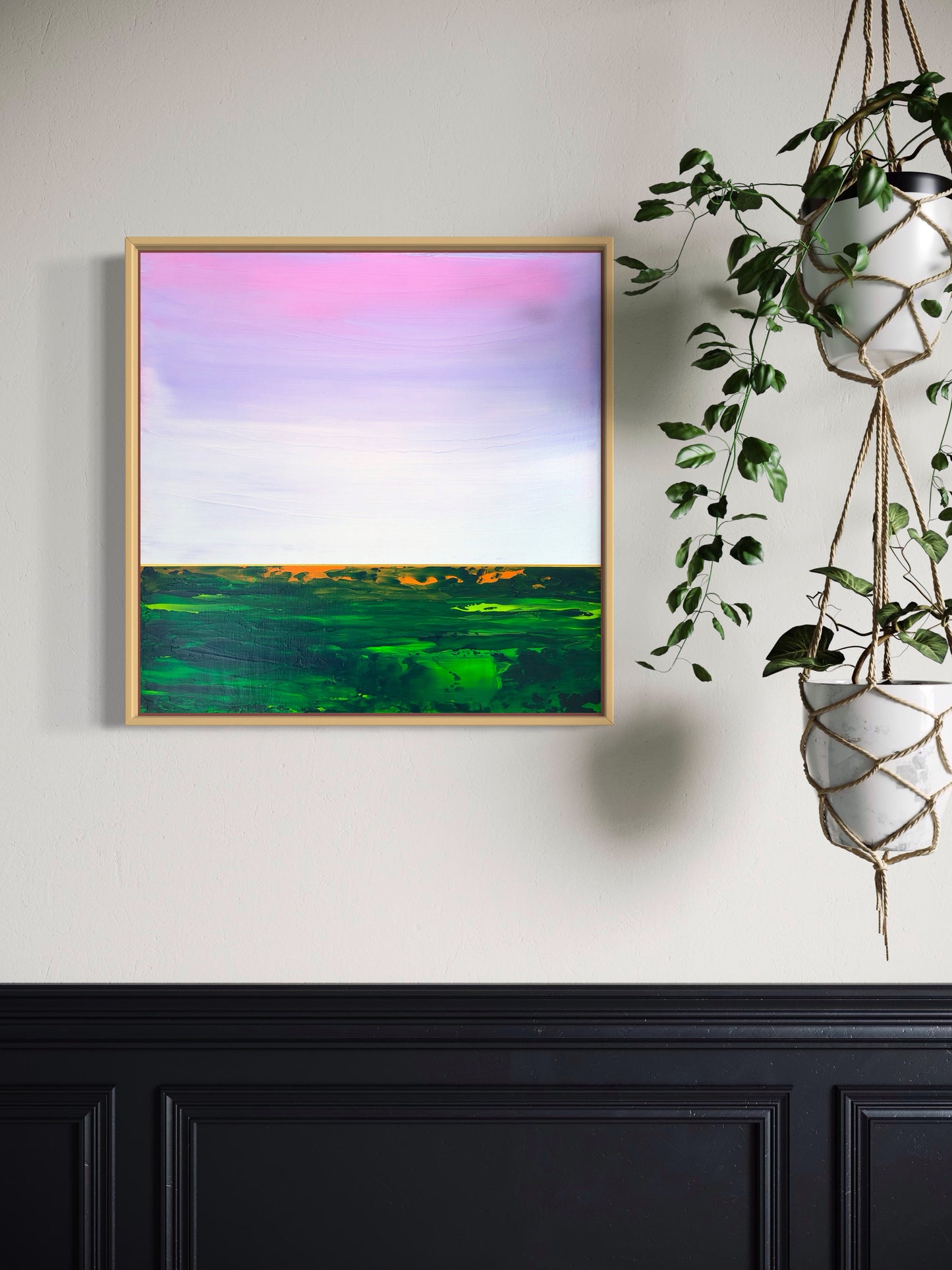 "When The Wetlands Say Goodnight" - 40 x 40 cm