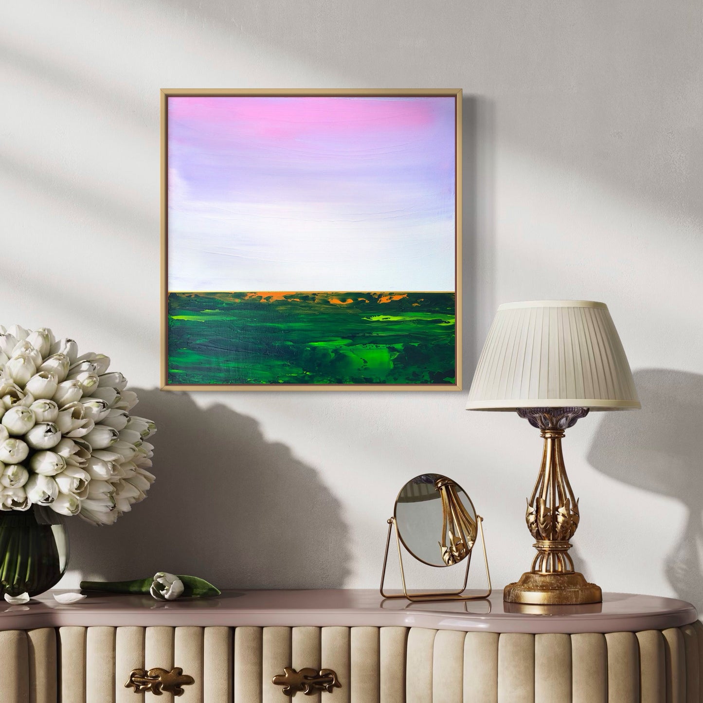 "When The Wetlands Say Goodnight" - 40 x 40 cm