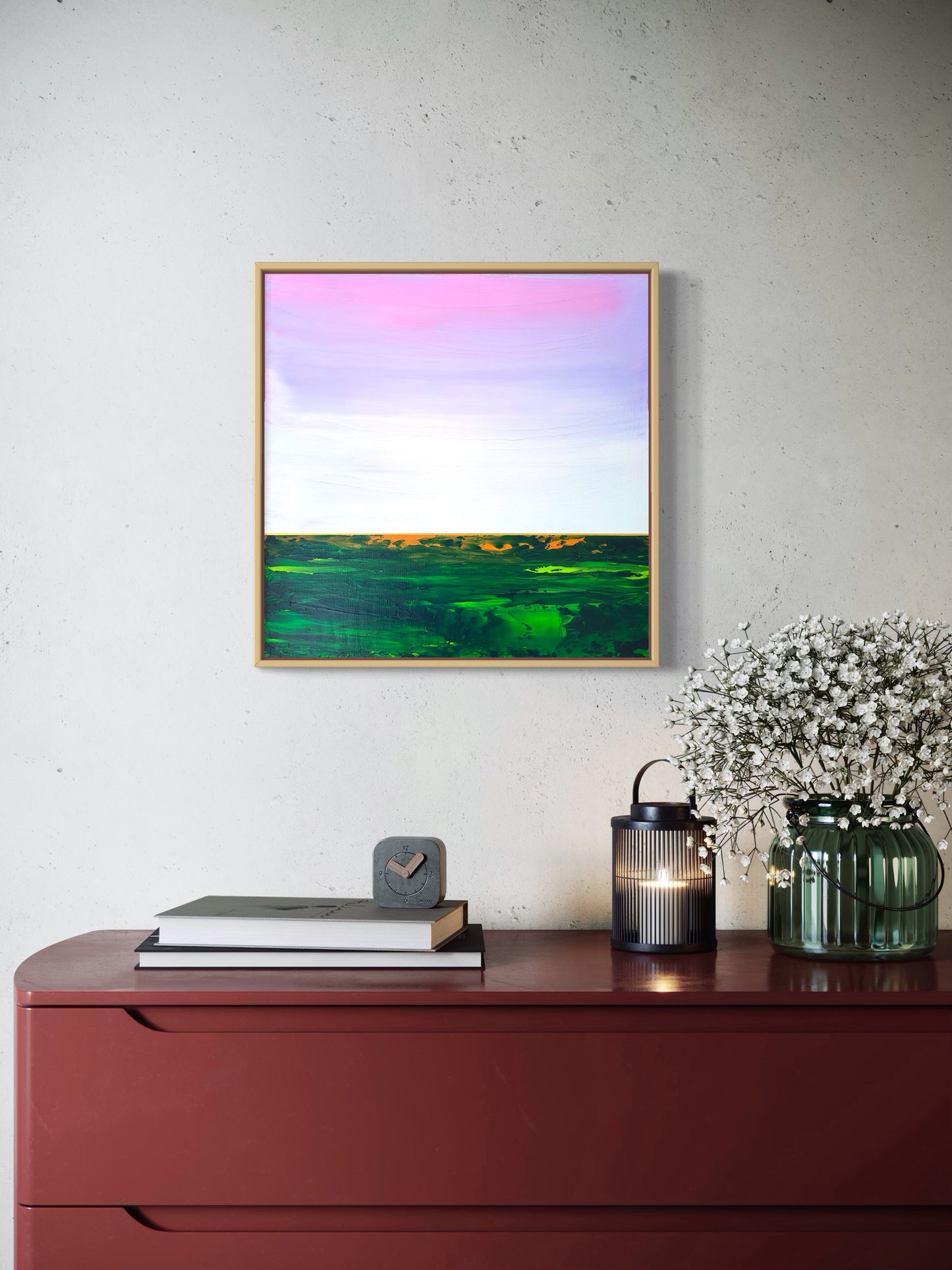 "When The Wetlands Say Goodnight" - 40 x 40 cm