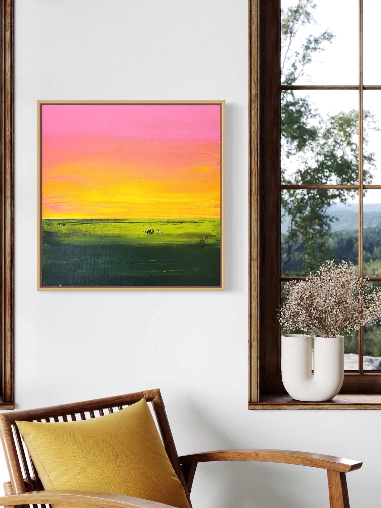 "Warm Place" - 40 x 40 cm