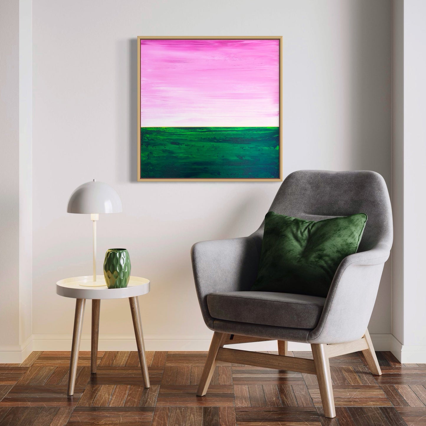 "Among The Whispering Grass" - 60 x 60 cm