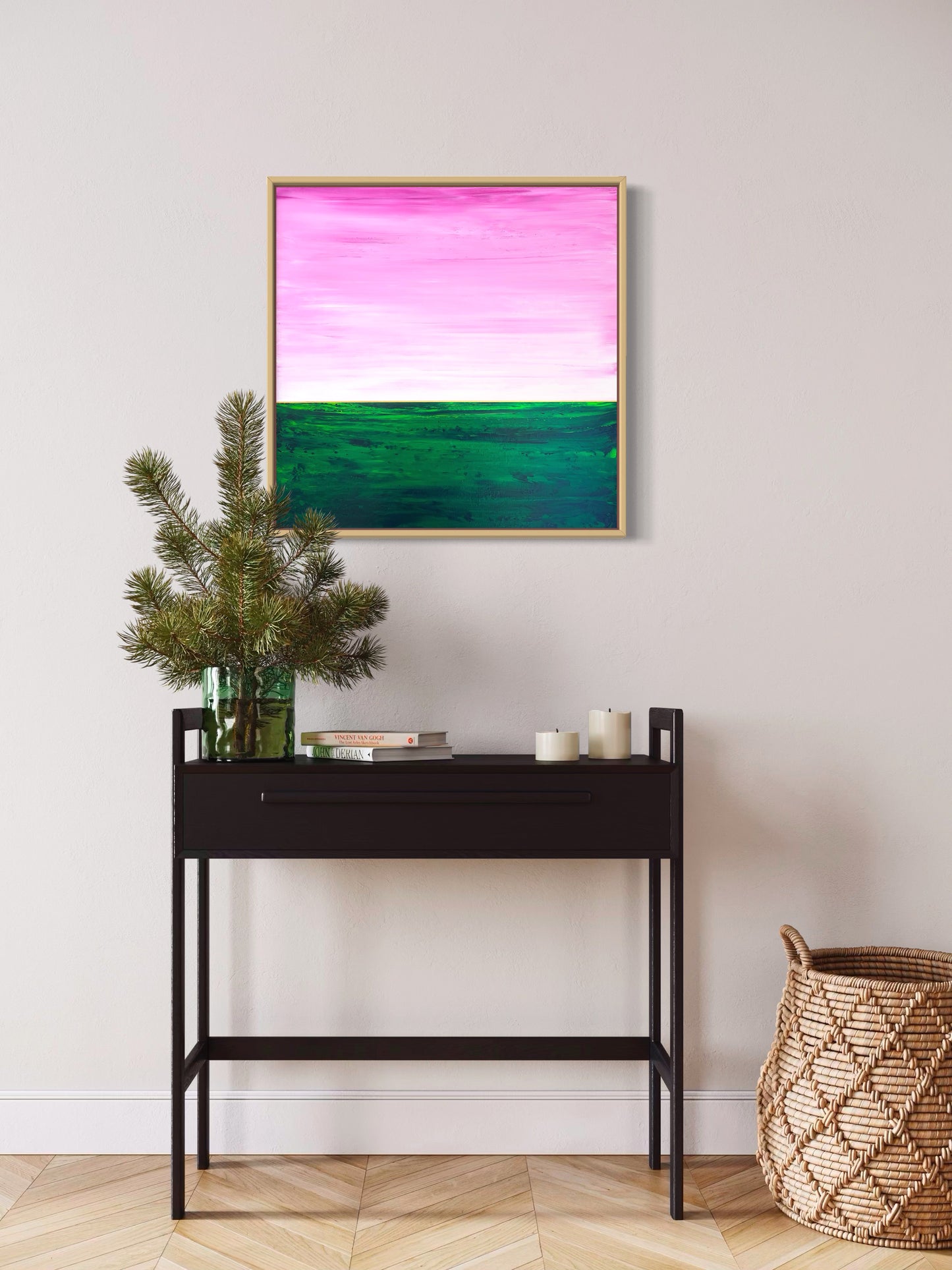 "Among The Whispering Grass" - 60 x 60 cm