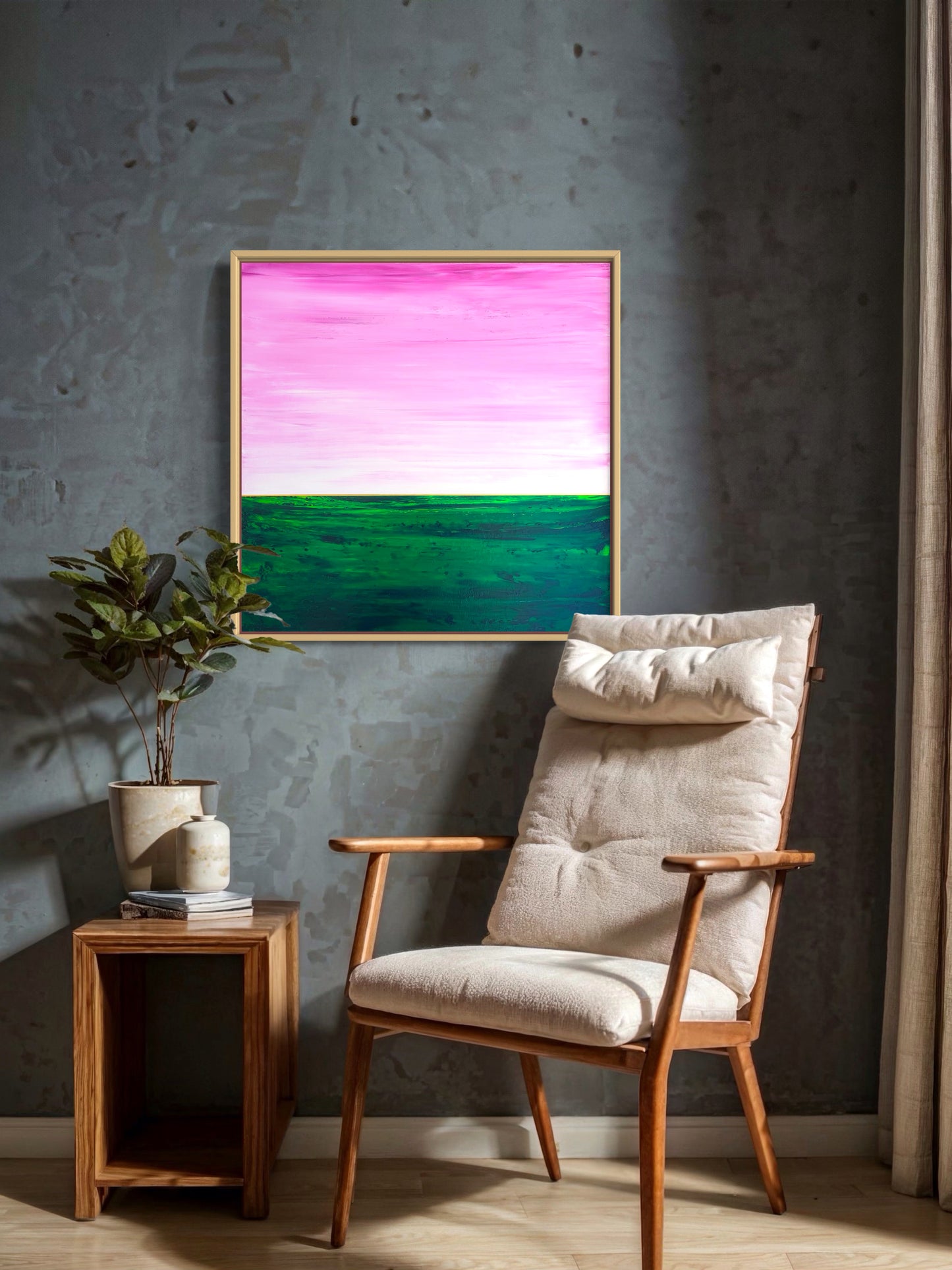 "Among The Whispering Grass" - 60 x 60 cm