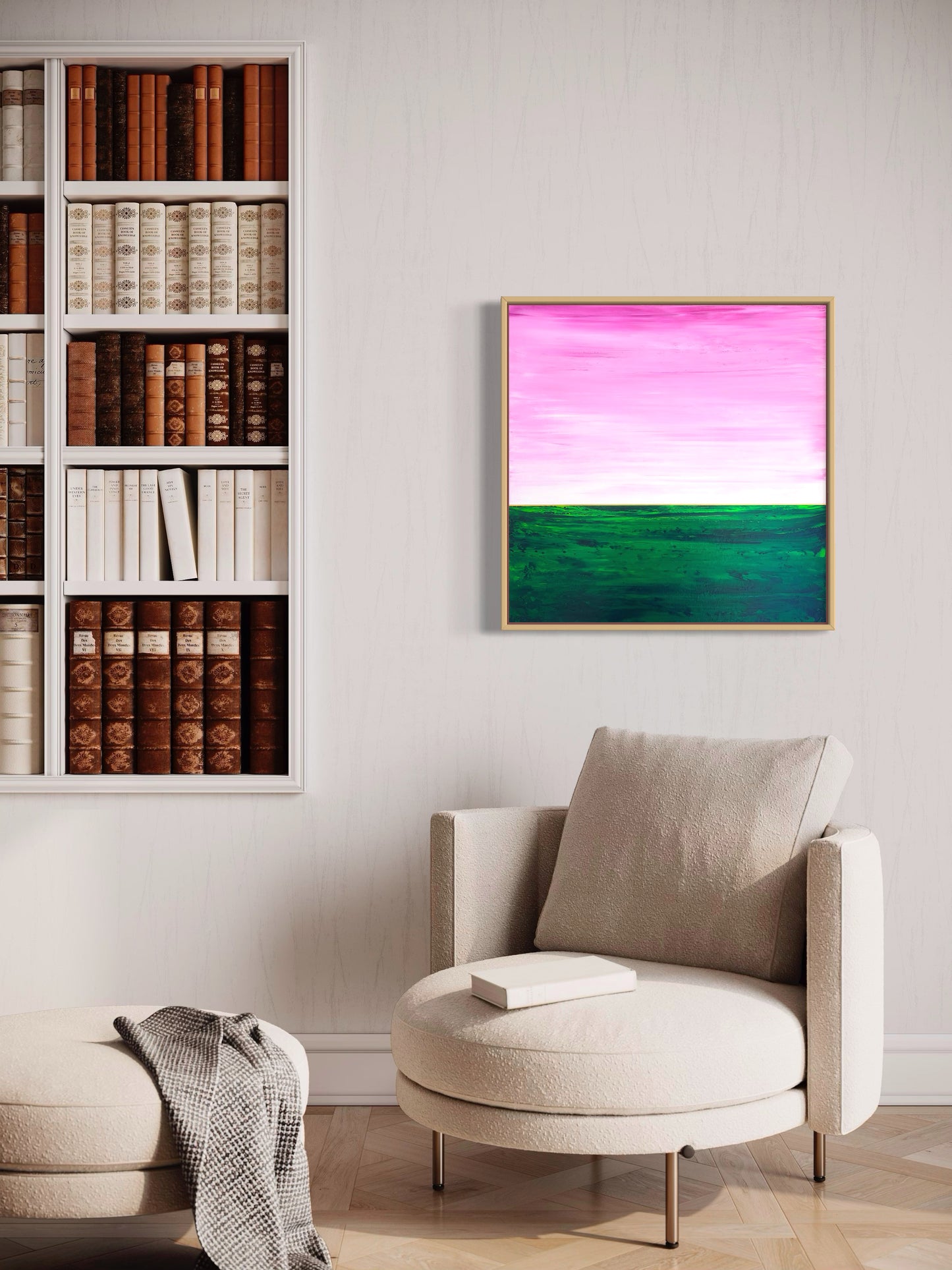 "Among The Whispering Grass" - 60 x 60 cm