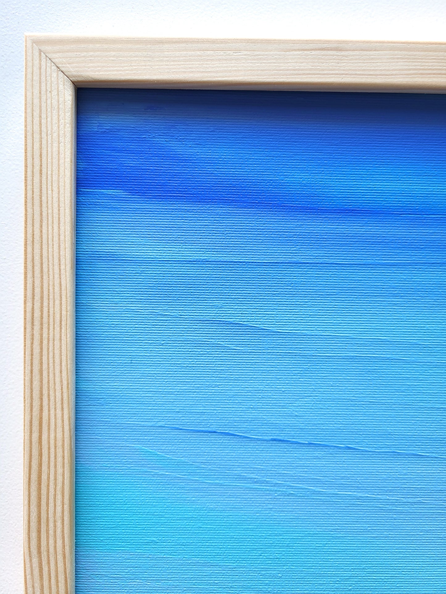 "Lake Depths" - 40 x 40 cm