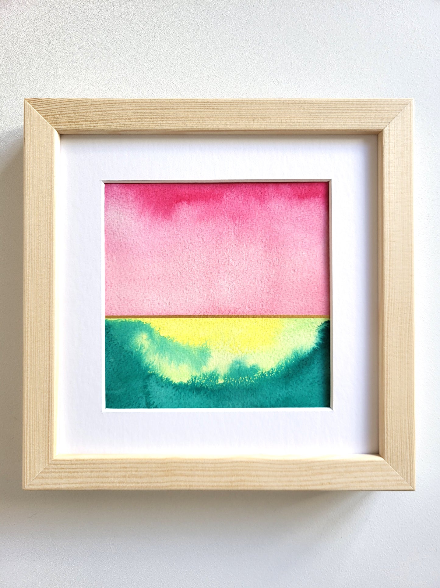 "Golden Horizon XXI" - 20 x 20 cm